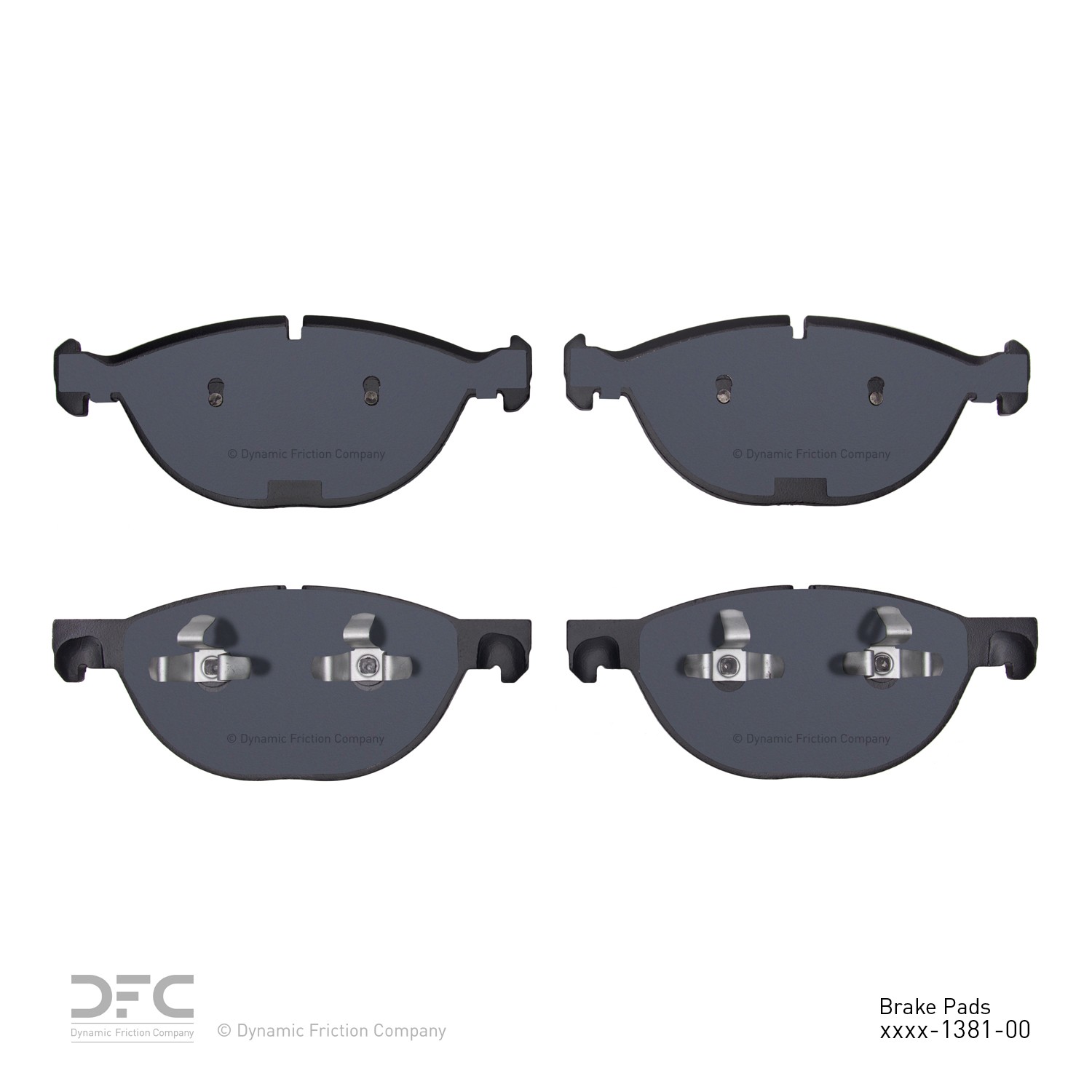 DFC Front EURO 5000 Ceramic Brake Pads (4 Pads) - Main Image
