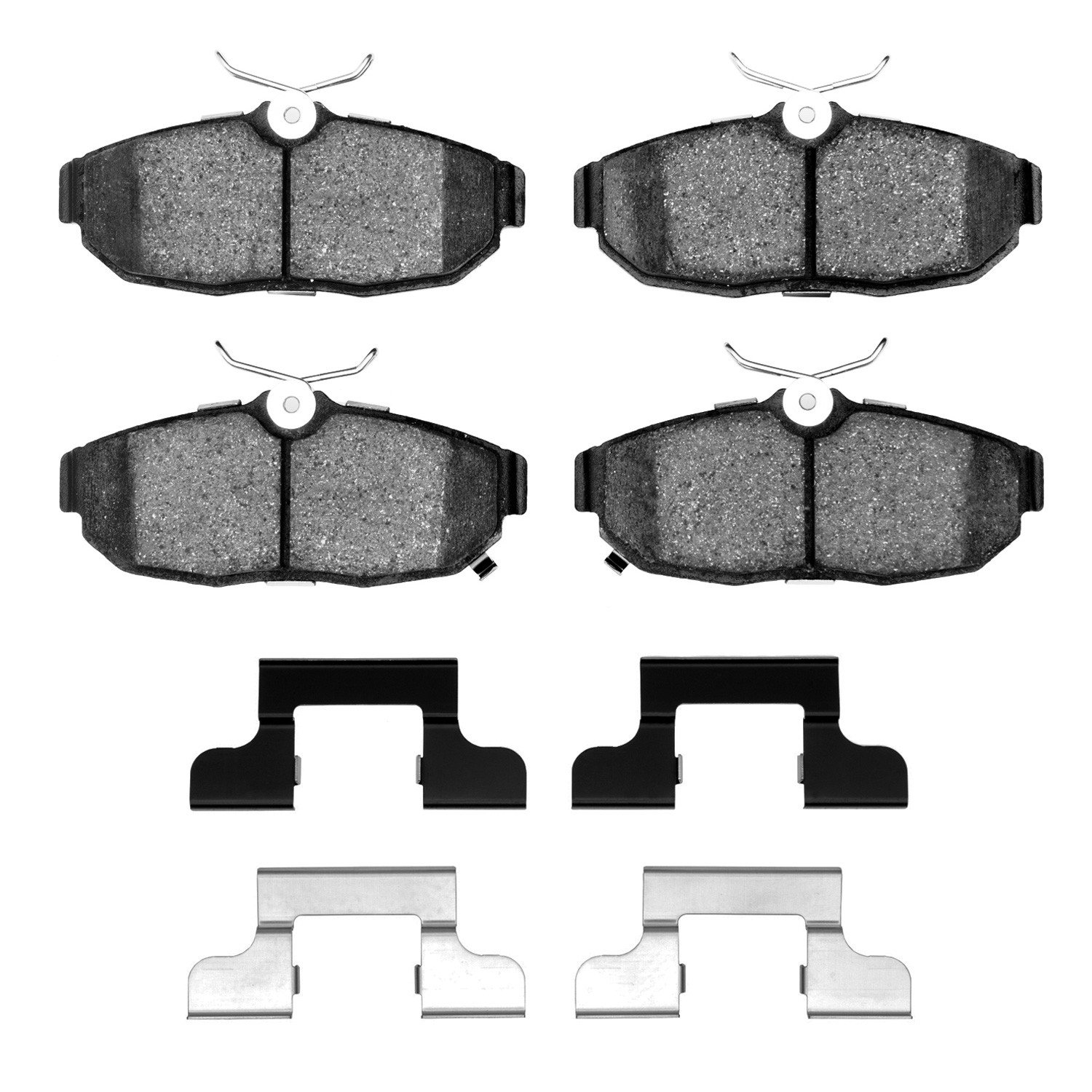 Dynamic Friction 5000 Euro Ceramic Brake Pads With Hardware - 1600-1562-01 - Main Image