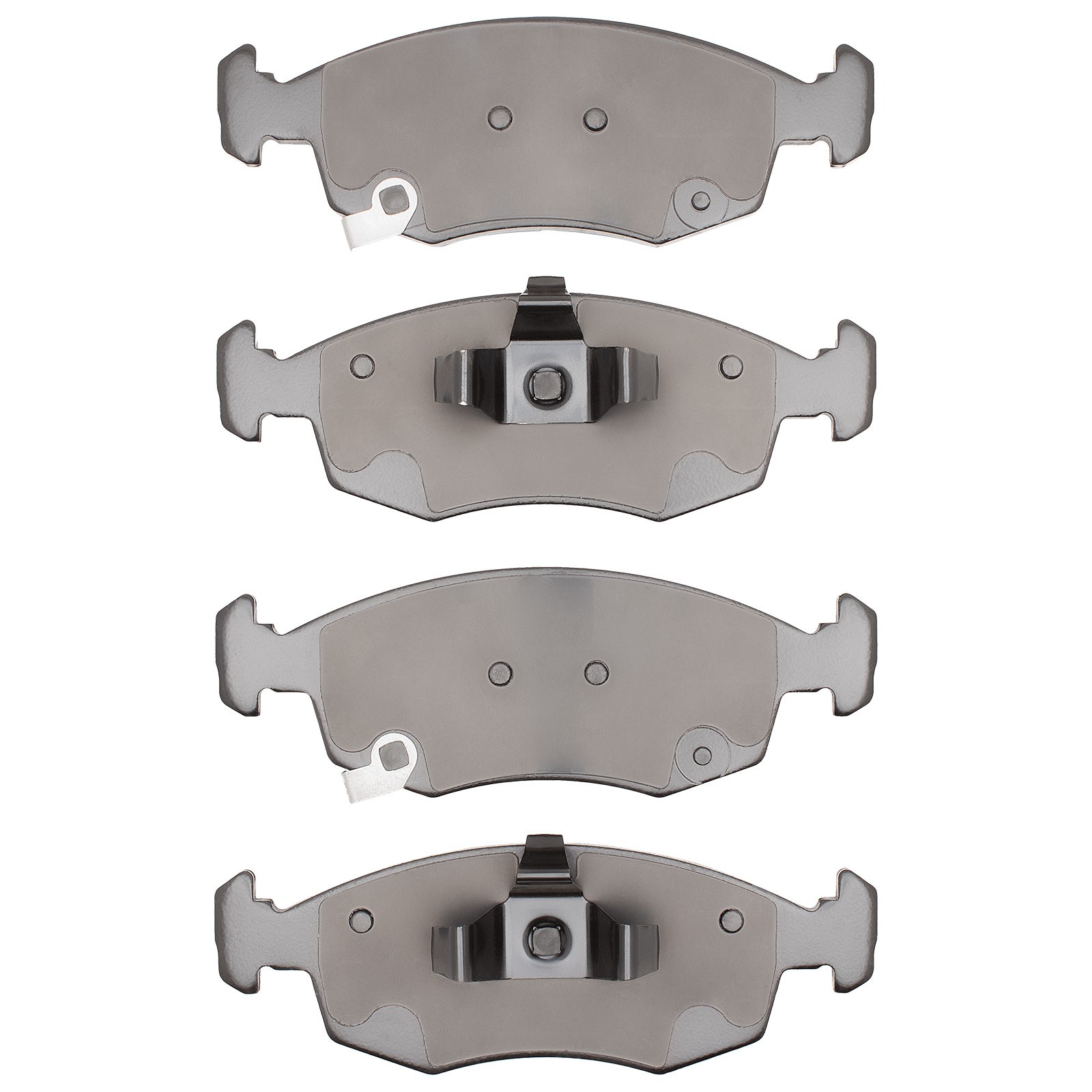 Dynamic Friction 5000 Euro Ceramic Brake Pads Without Hardware - 1600-1568-00 - Main Image