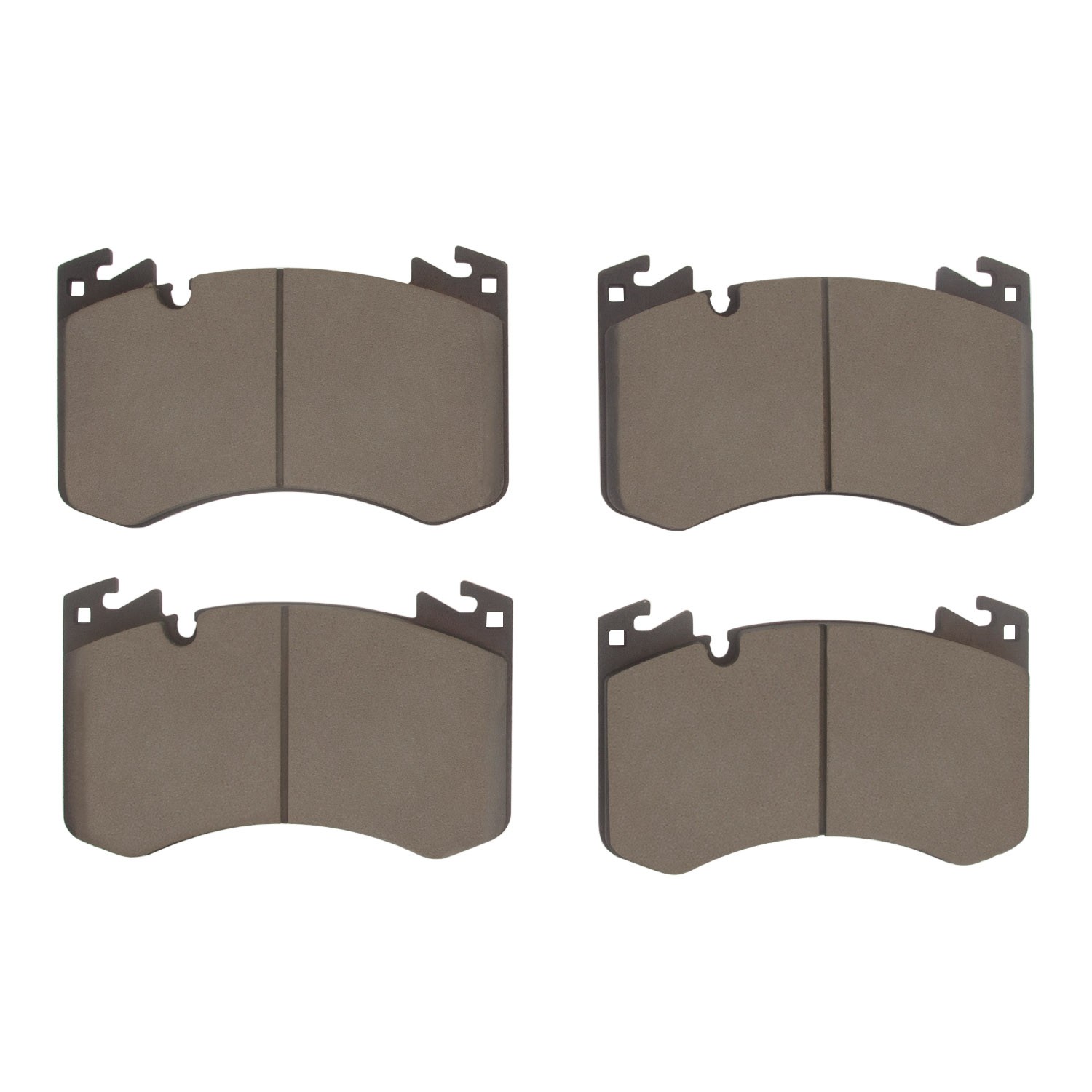 Dynamic Friction 5000 Euro Ceramic Brake Pads Without Hardware - 1600-2462-00 - 3