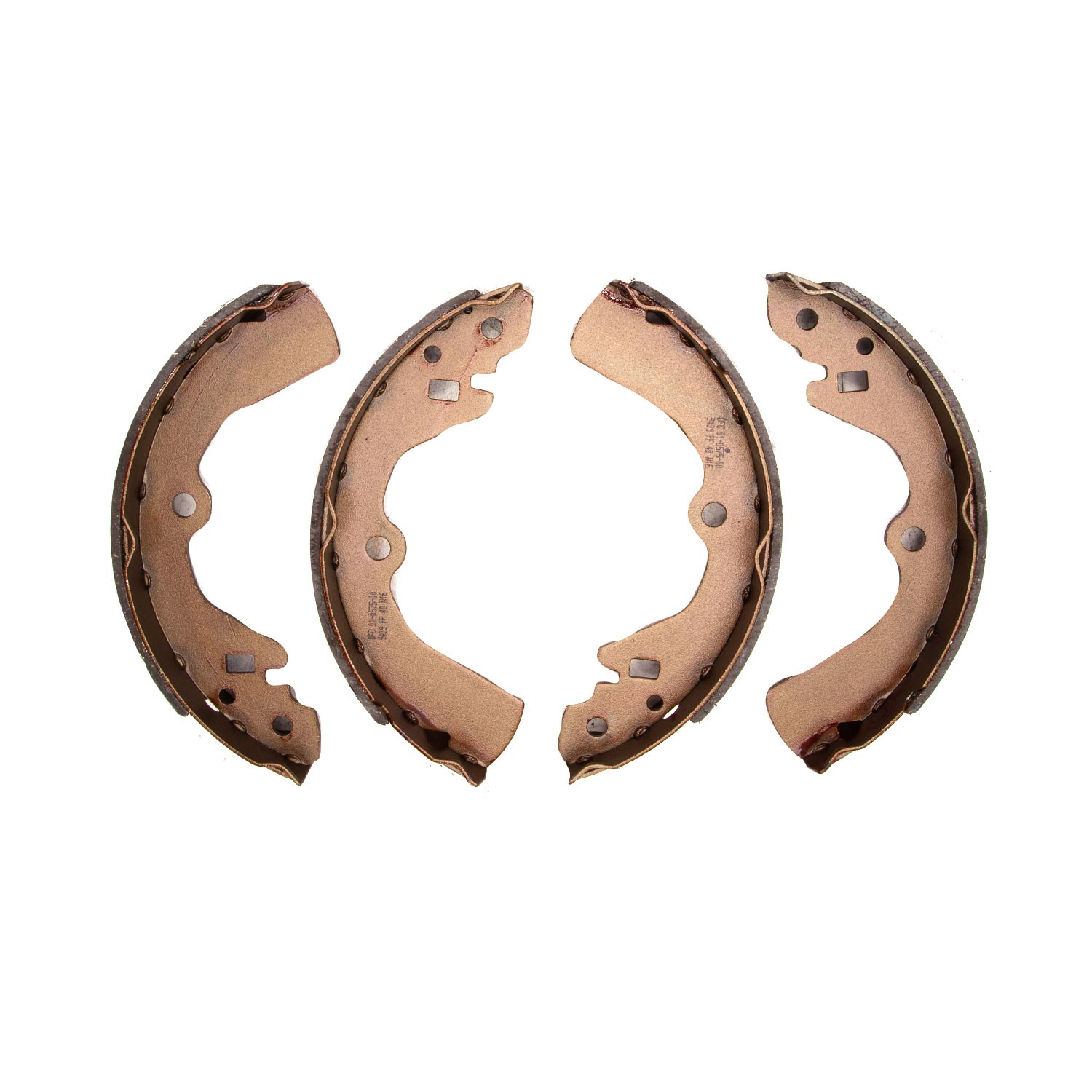 Dynamic Friction True-Arc Bonded Brake Shoes - 1901-0575-00 - Main Image