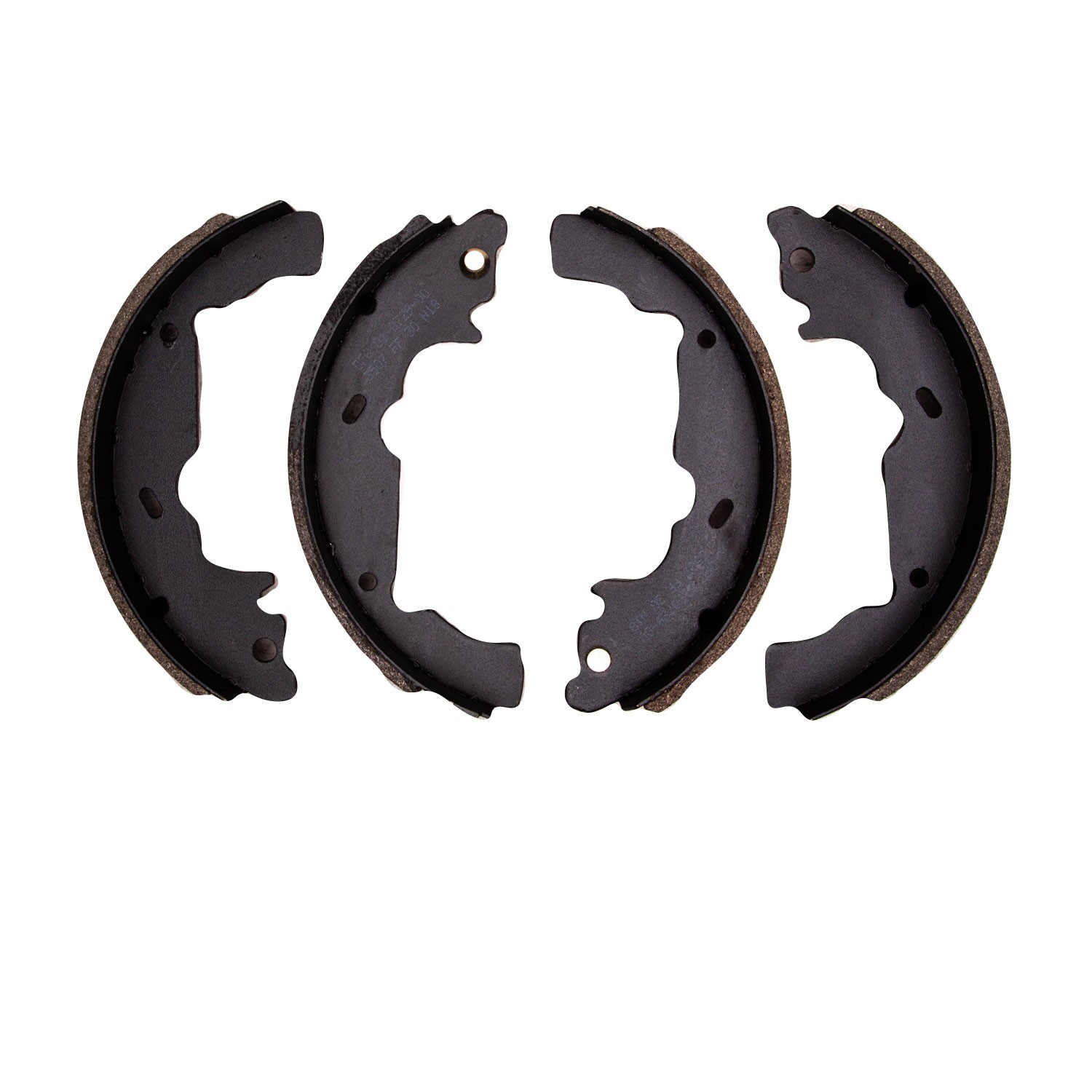 Dynamic Friction True-Arc Bonded Brake Shoes - 1901-0729-00 - 2