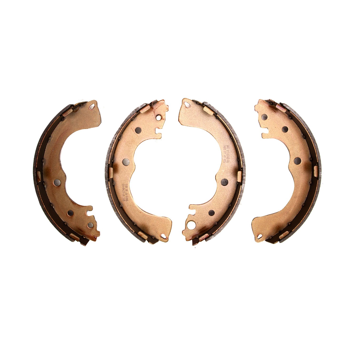 Dynamic Friction True-Arc Bonded Brake Shoes - 1901-0748-00 - 2