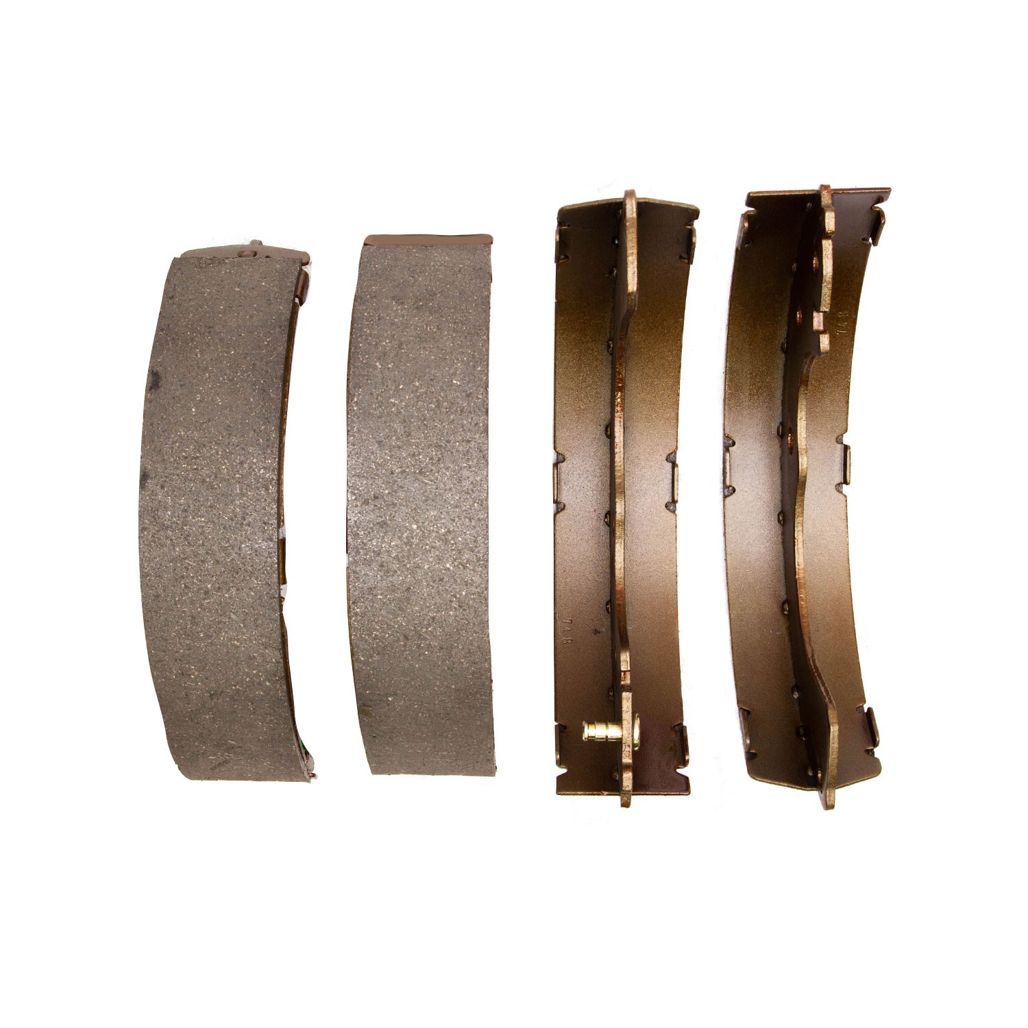 Dynamic Friction True-Arc Bonded Brake Shoes - 1901-0748-00 - 3
