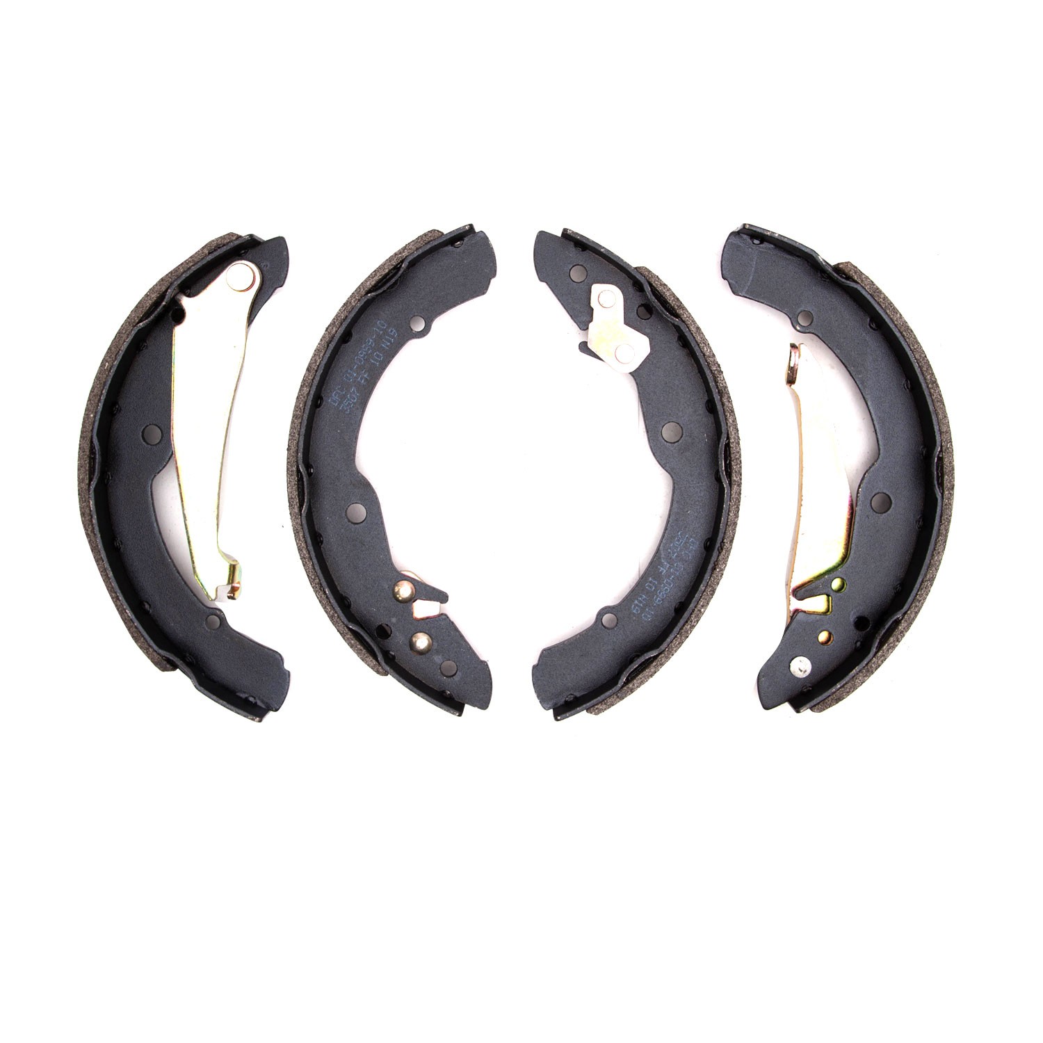 Dynamic Friction True-Arc Bonded Brake Shoes - 1901-0999-10 - Main Image
