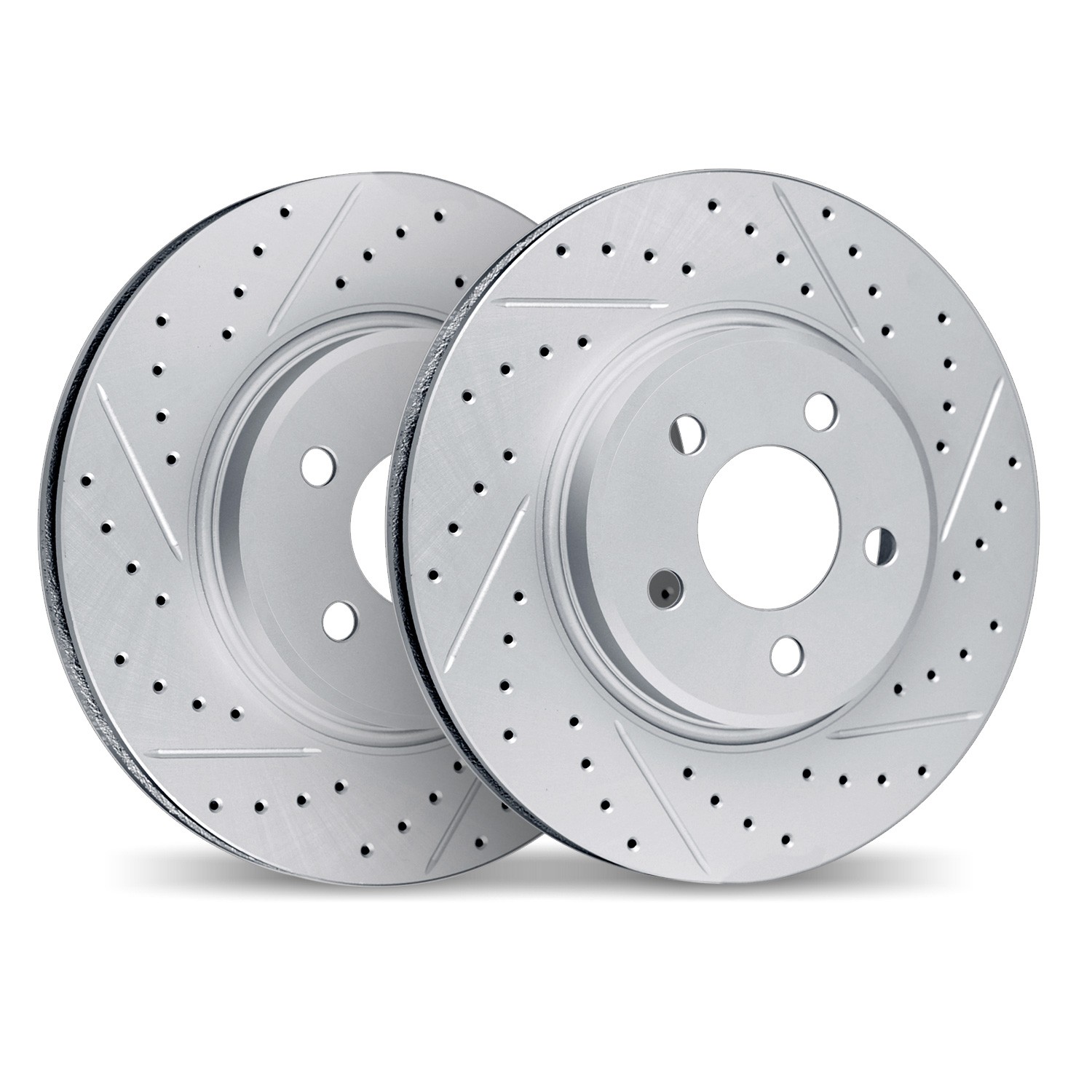 DFC Drilled Slotted Brake Rotors (Set of 2) - Main Image