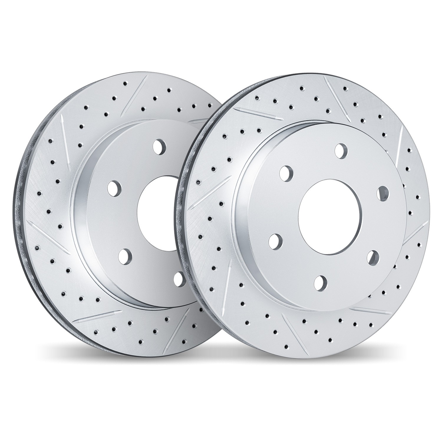 DFC Front Drilled Slotted Brake Rotors (Set of 2) - 5