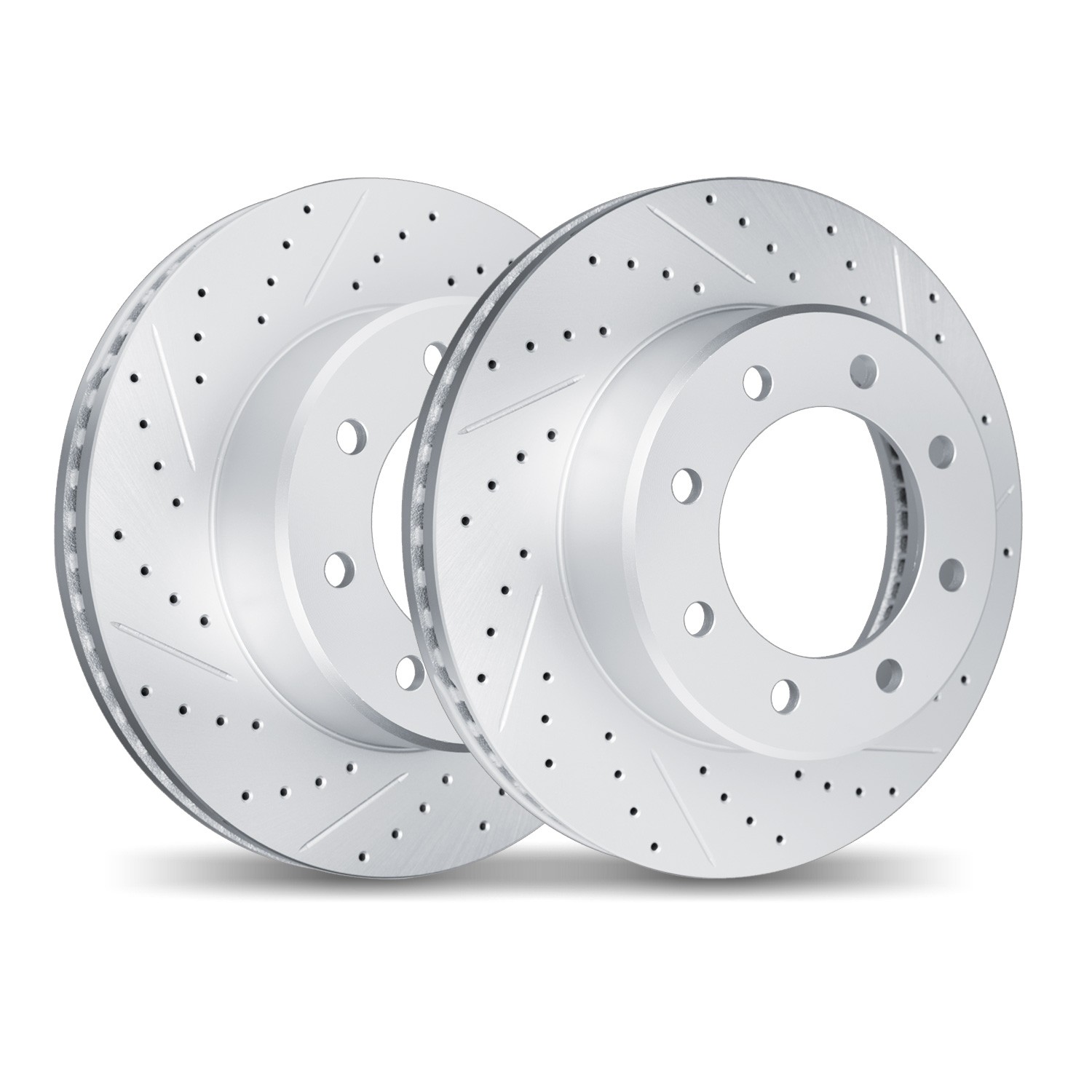 DFC Front Drilled Slotted Brake Rotors (Set of 2) - 5