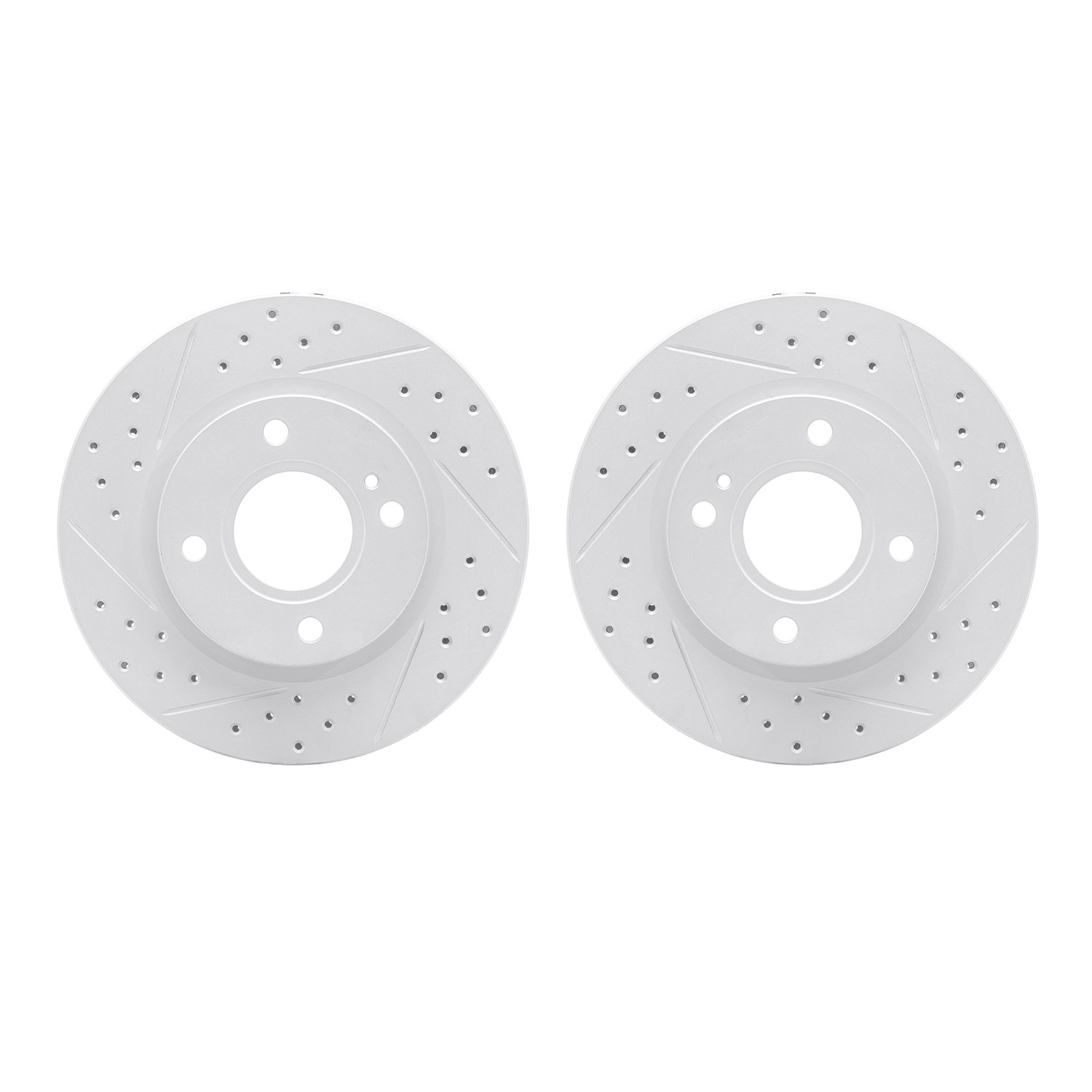 DFC Front Drilled Slotted Brake Rotors (Set of 2) - Main Image