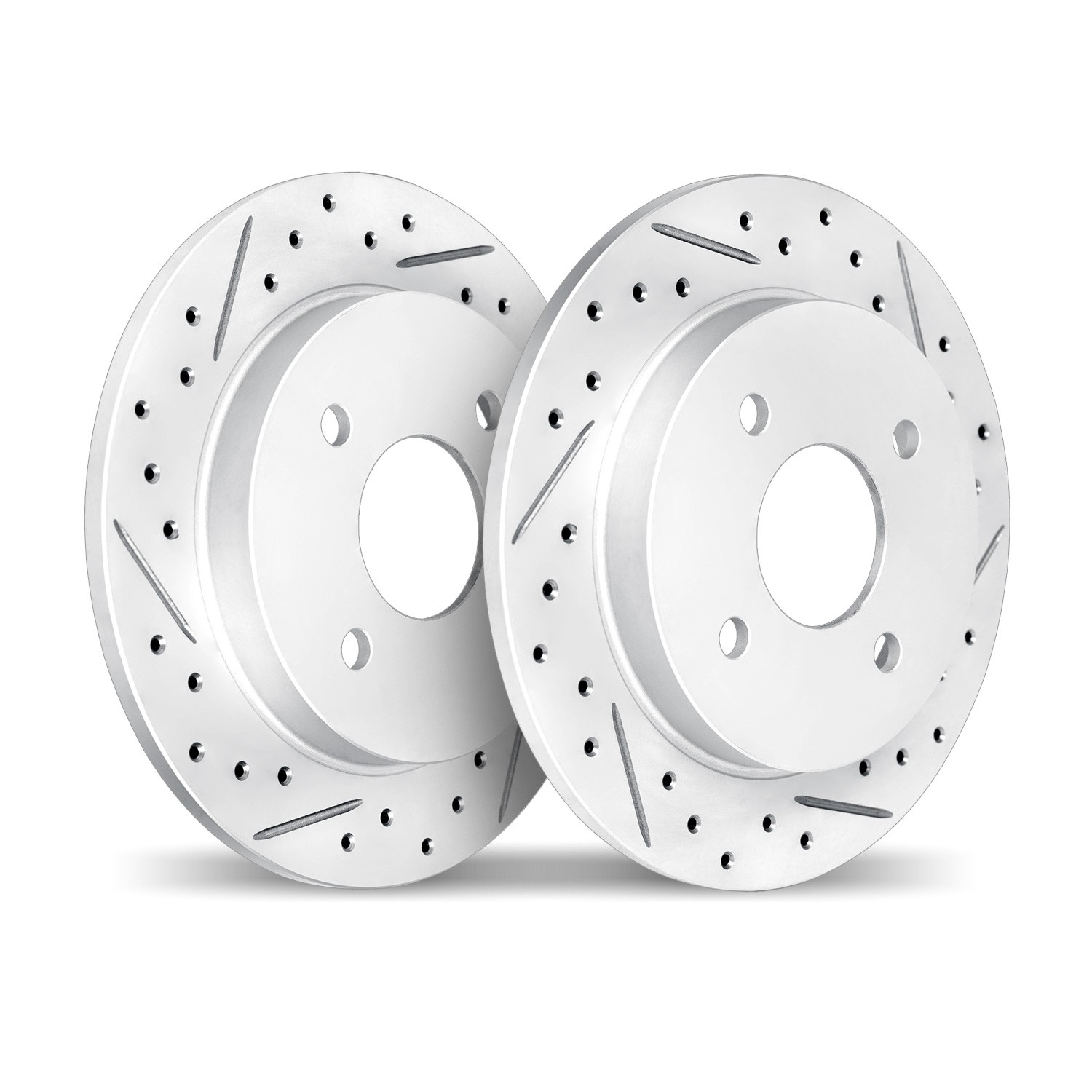 DFC Front Drilled Slotted Brake Rotors (Set of 2) - 5