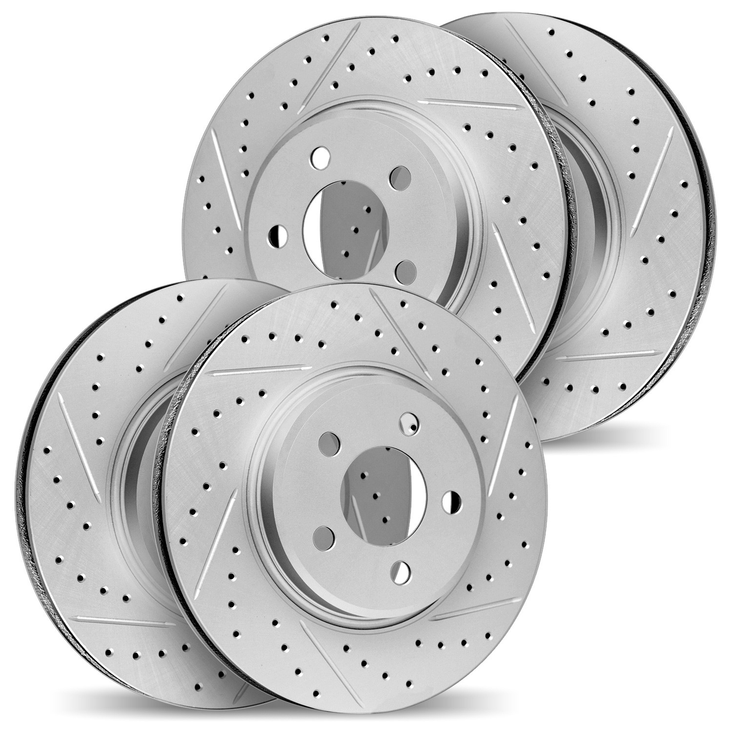 DFC Front & Rear Brake Rotors (Set of 4) - Main Image