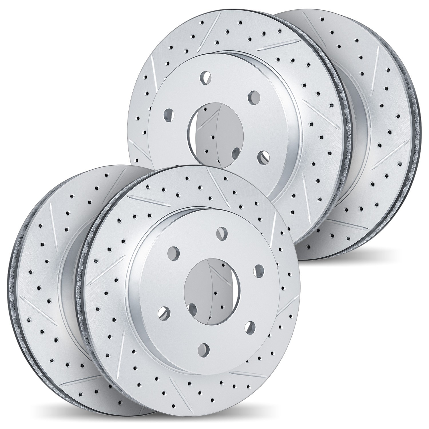 DFC Front & Rear Brake Rotors (Set of 4) - Main Image