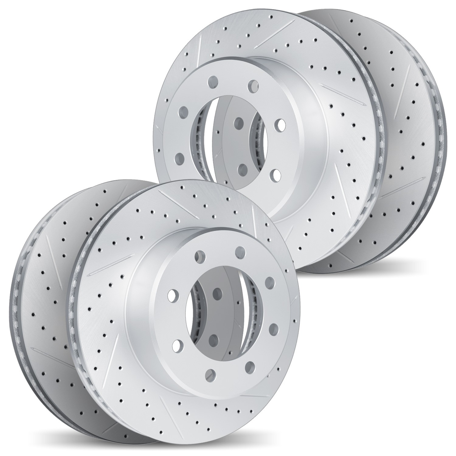 DFC Front & Rear Brake Rotors (Set of 4) - Main Image