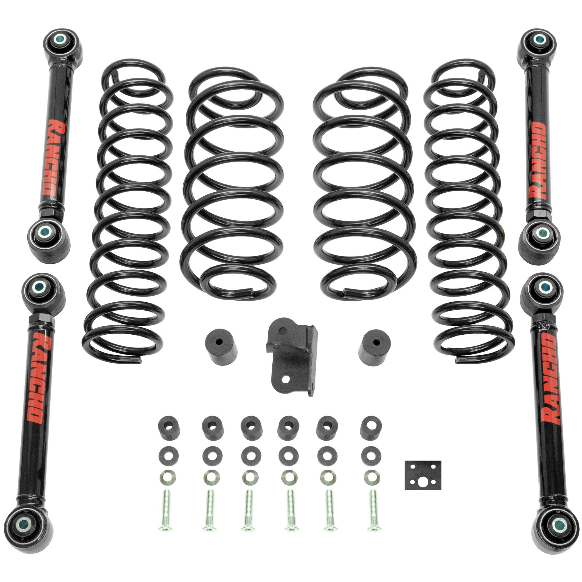 Front and Rear Suspension Lift Kit | RANCHO RS6503B Fits Jeep - Main Image