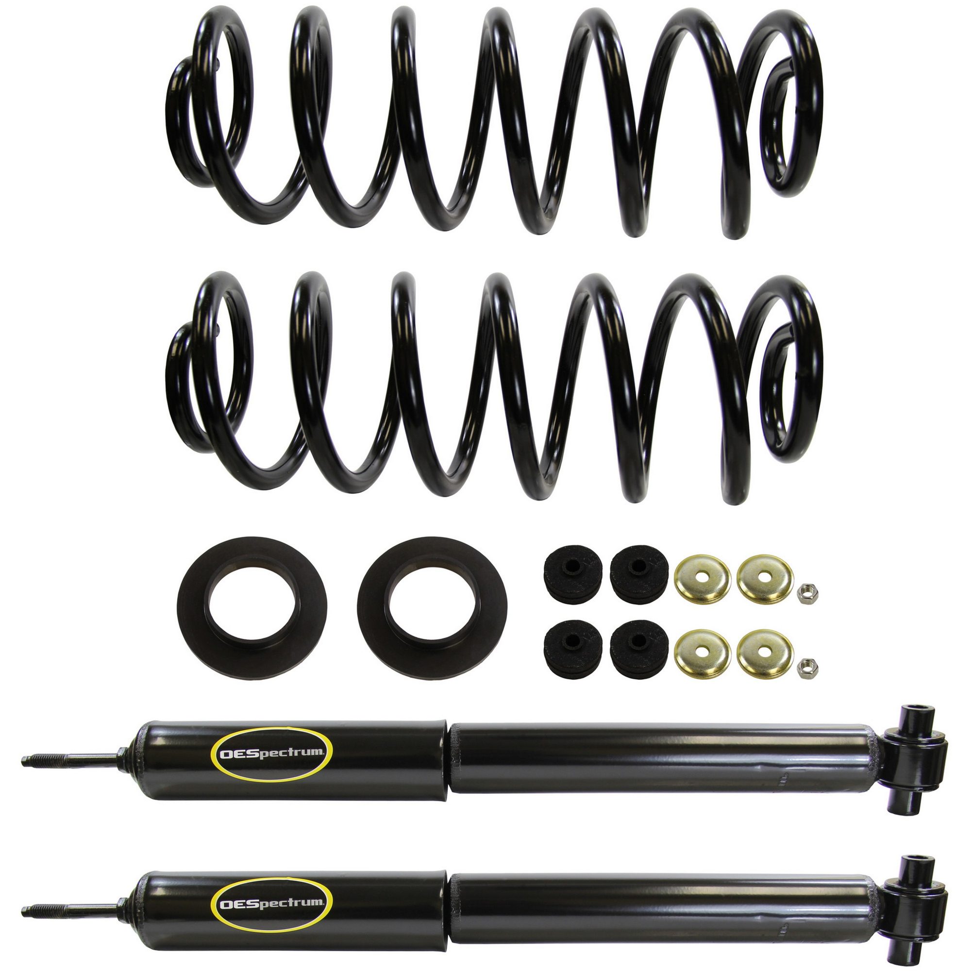 Rear Air Spring to Coil Spring Conversion Kit | MONROE 90004C Fits Ford ...