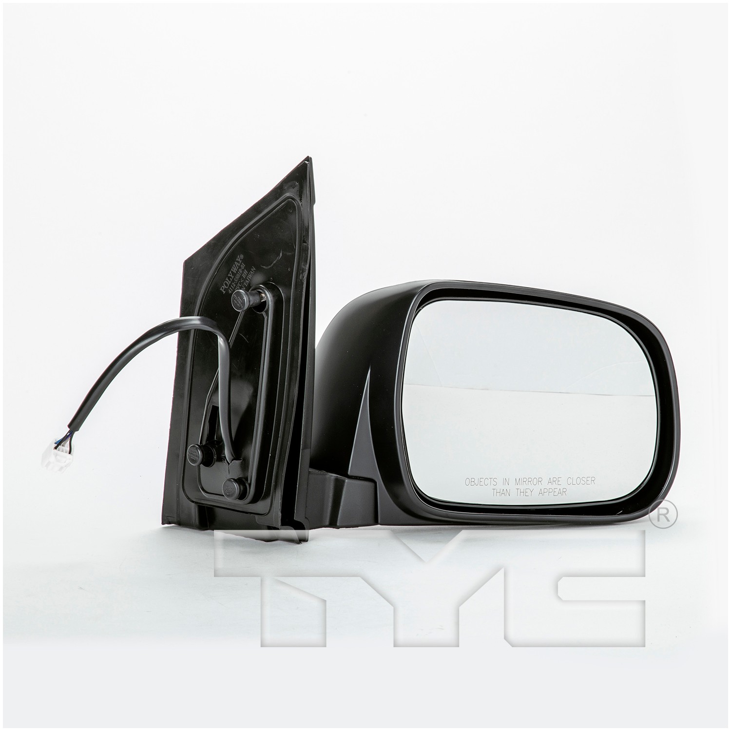 TYC Right Heated Power Door Mirror - 2