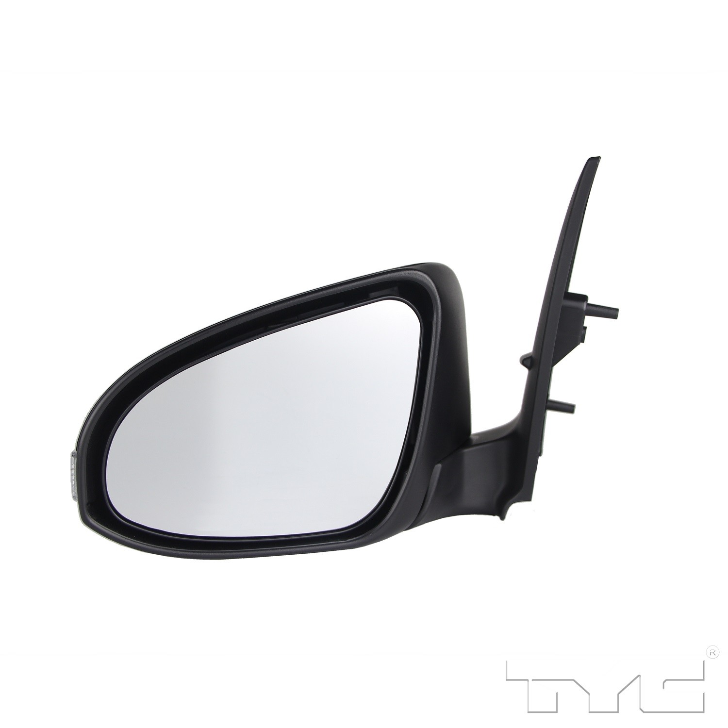 TYC Left Heated Power Door Mirror - 2