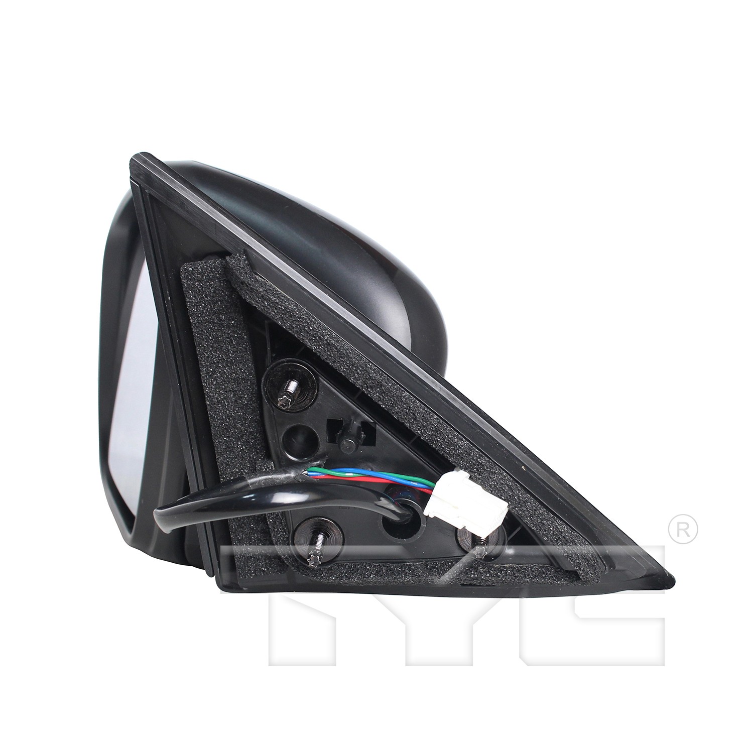 TYC Left Heated Power Door Mirror - 3