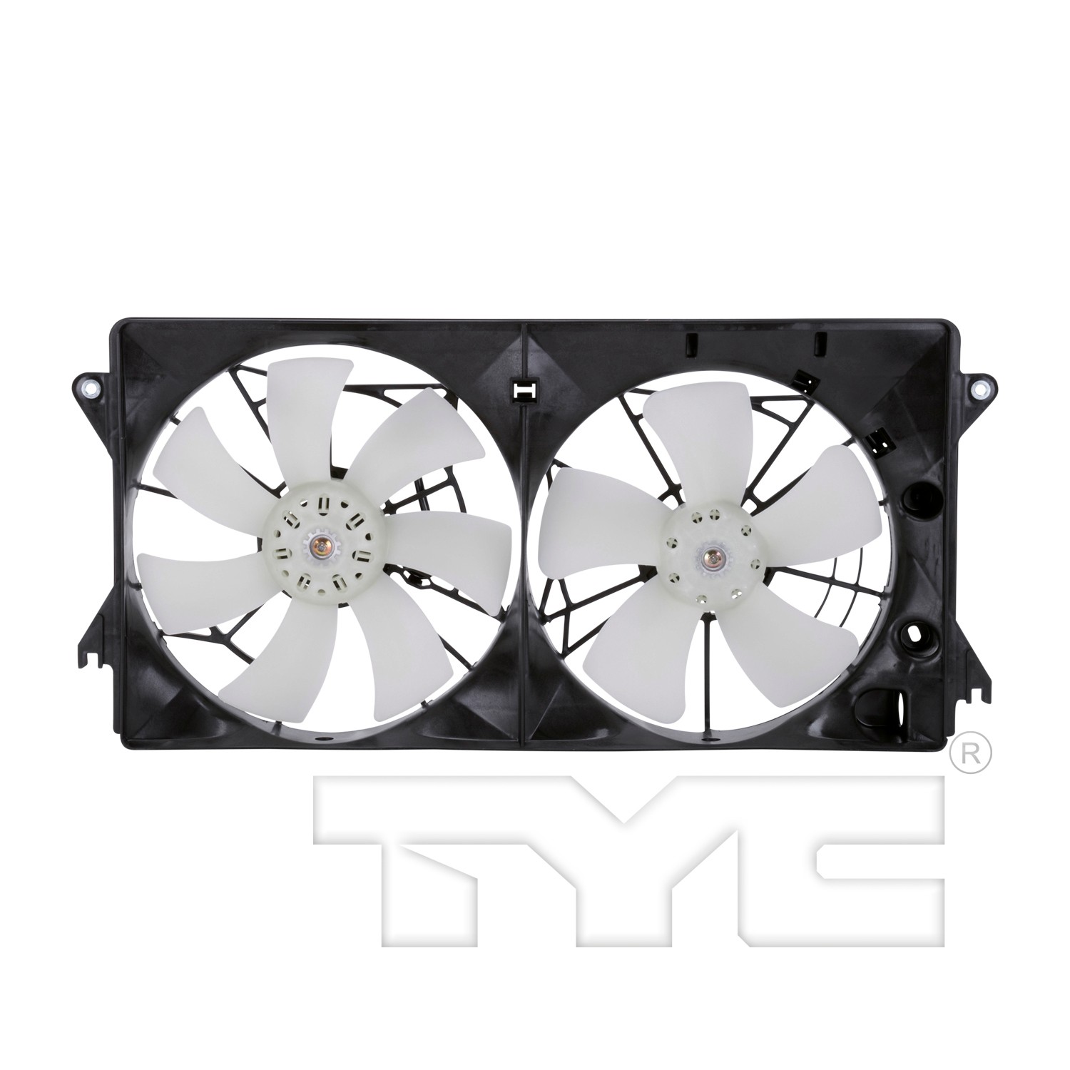 TYC Dual Radiator and Condenser Fan Assembly - Main Image