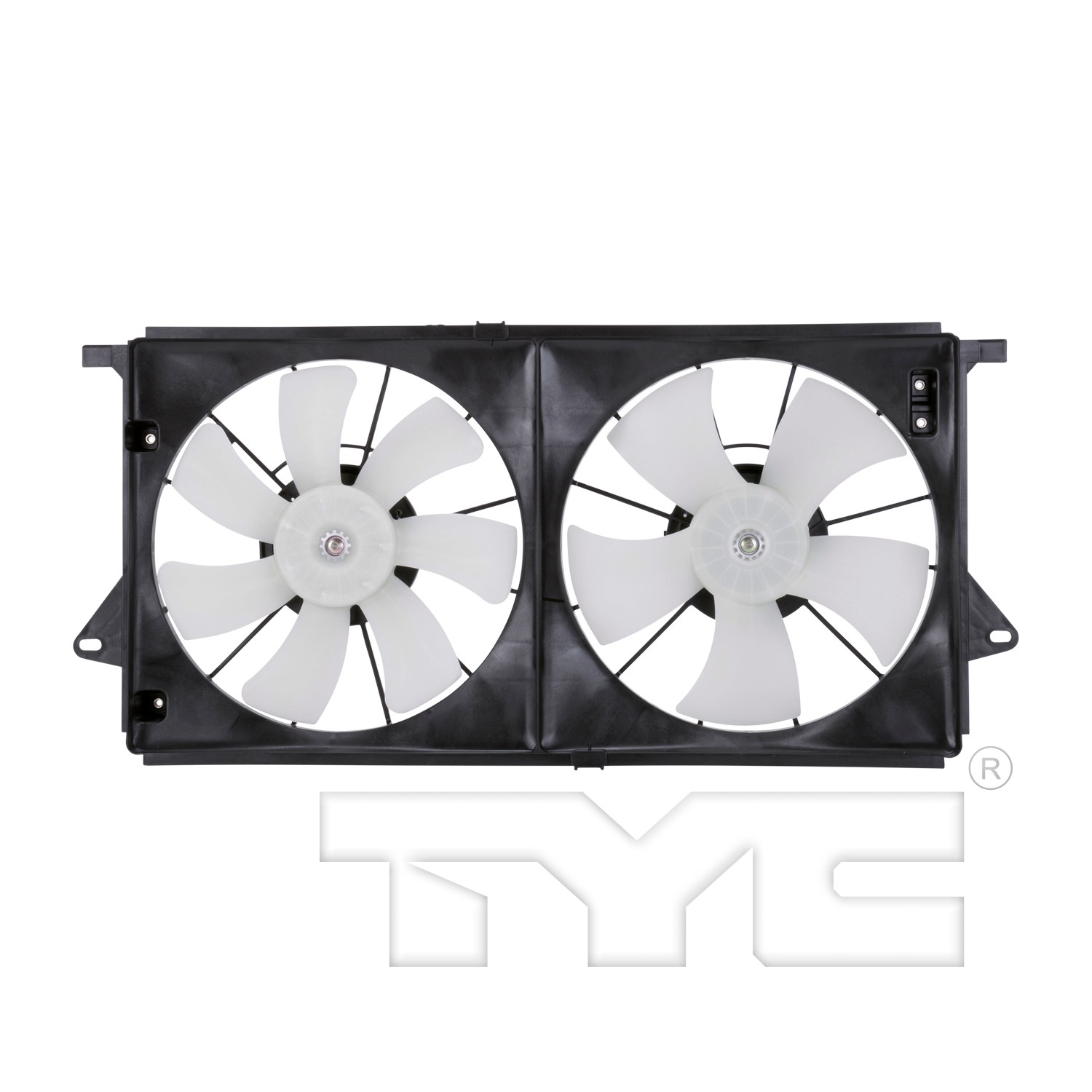 TYC Dual Radiator and Condenser Fan Assembly - Main Image