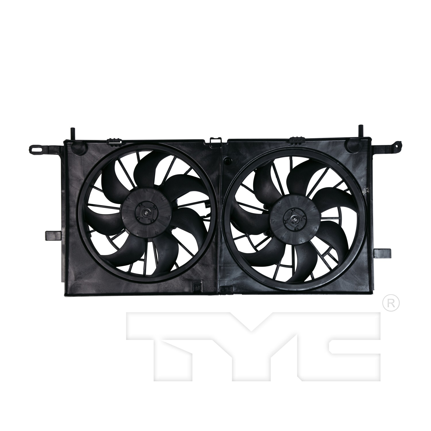 TYC Dual Radiator and Condenser Fan Assembly - Main Image