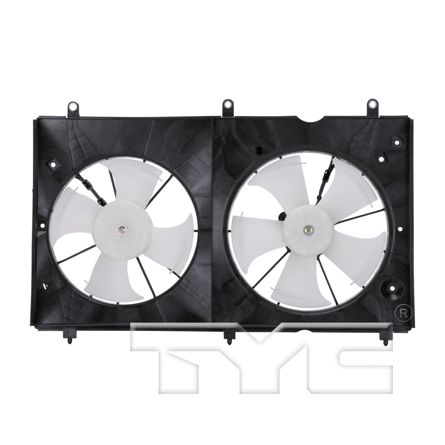 TYC Dual Radiator and Condenser Fan Assembly - Main Image