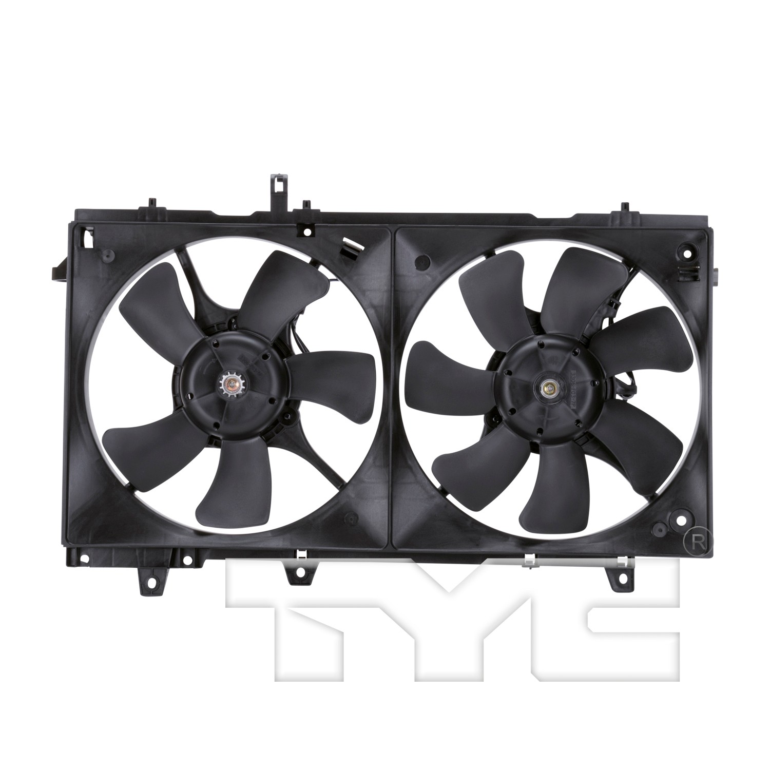 TYC Dual Radiator and Condenser Fan Assembly - Main Image