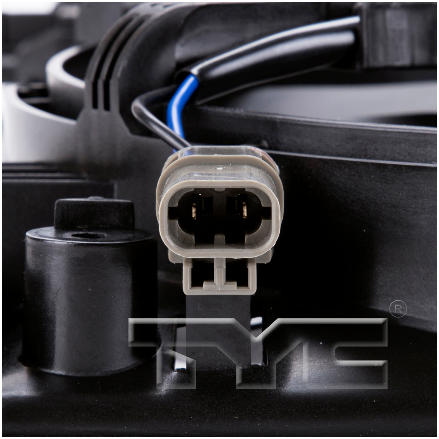 TYC Dual Radiator and Condenser Fan Assembly - 3