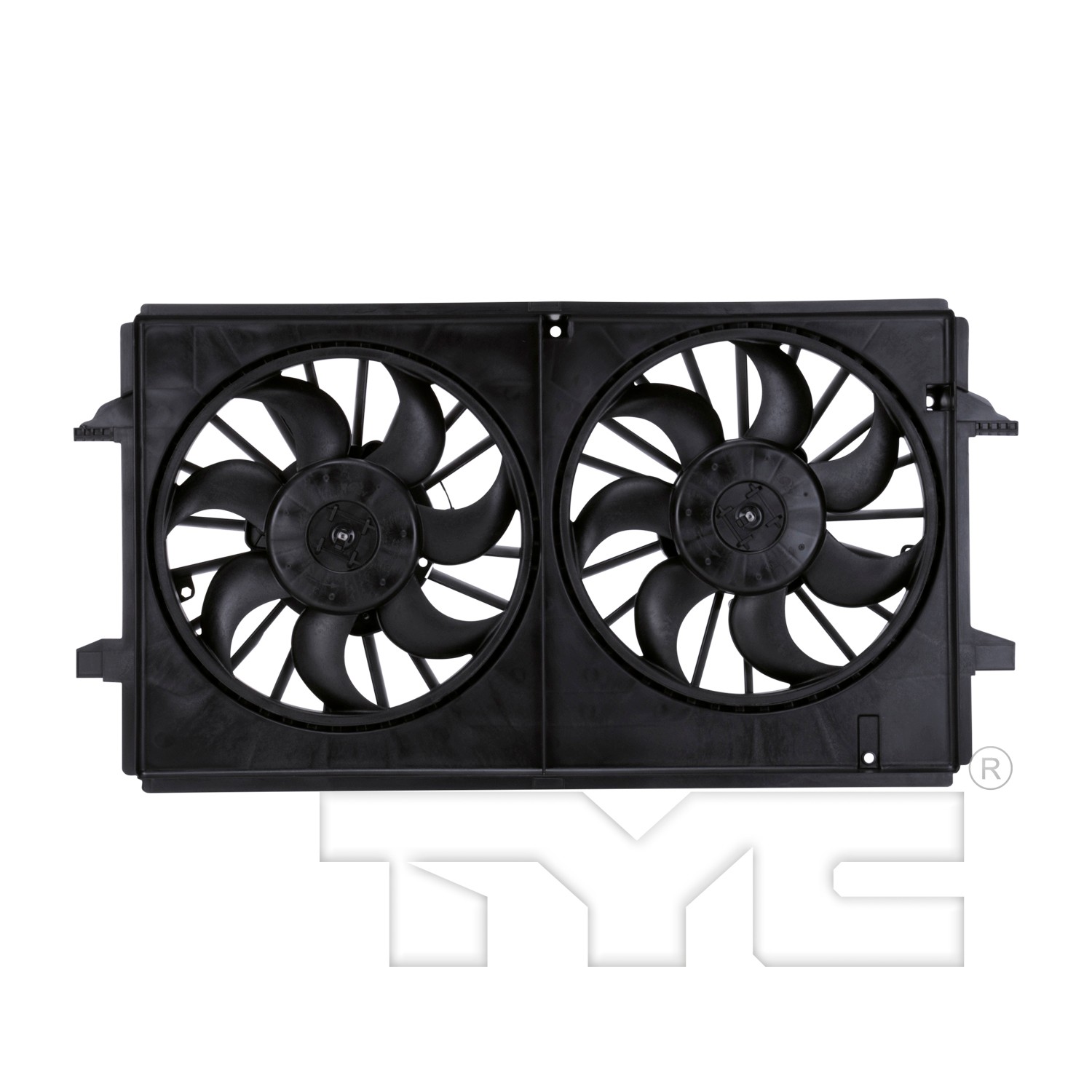 TYC Dual Radiator and Condenser Fan Assembly - Main Image
