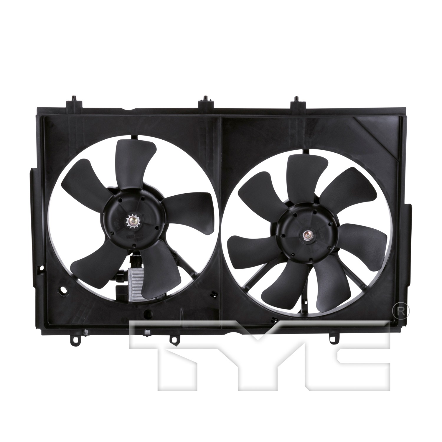TYC Dual Radiator and Condenser Fan Assembly - Main Image