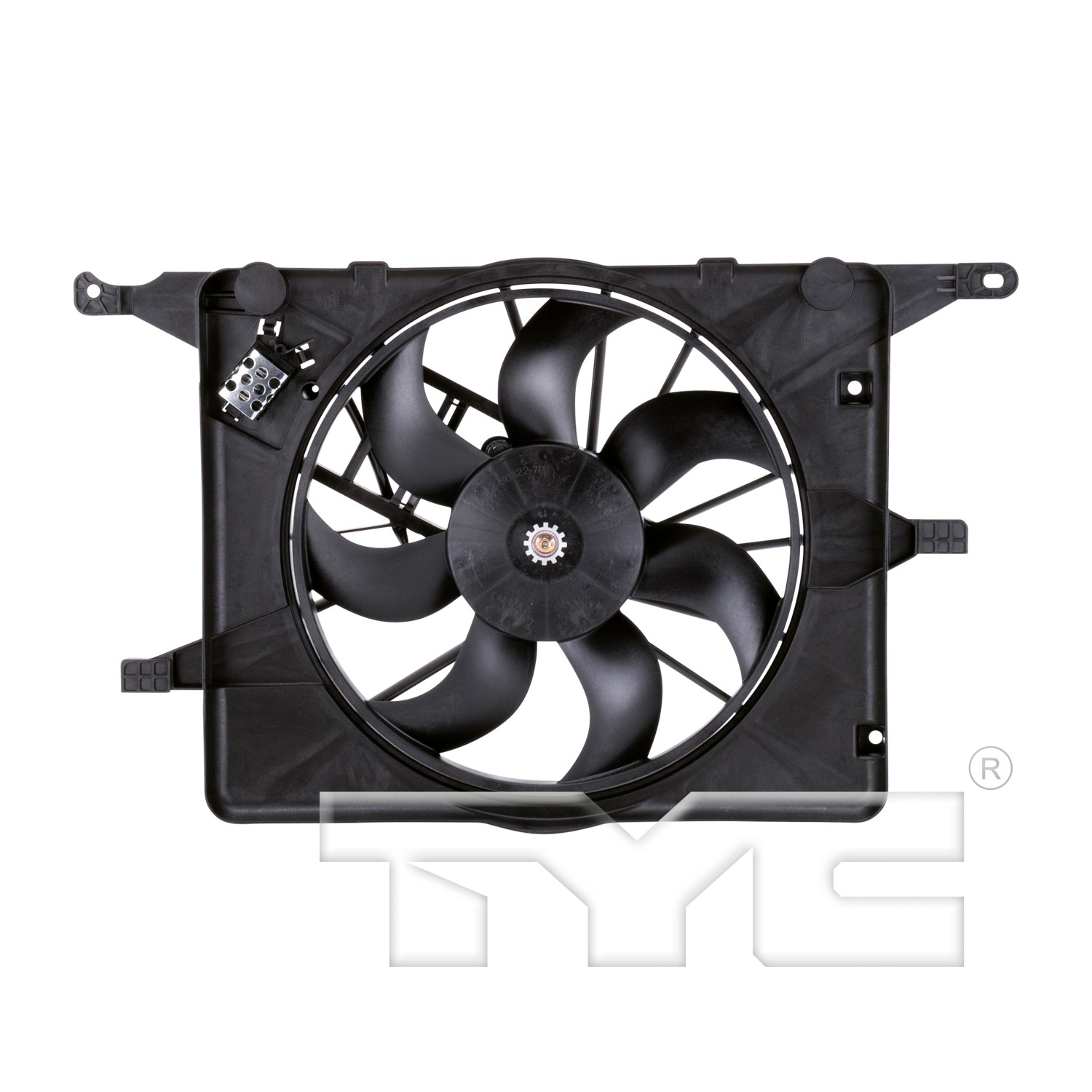 TYC Dual Radiator and Condenser Fan Assembly - Main Image