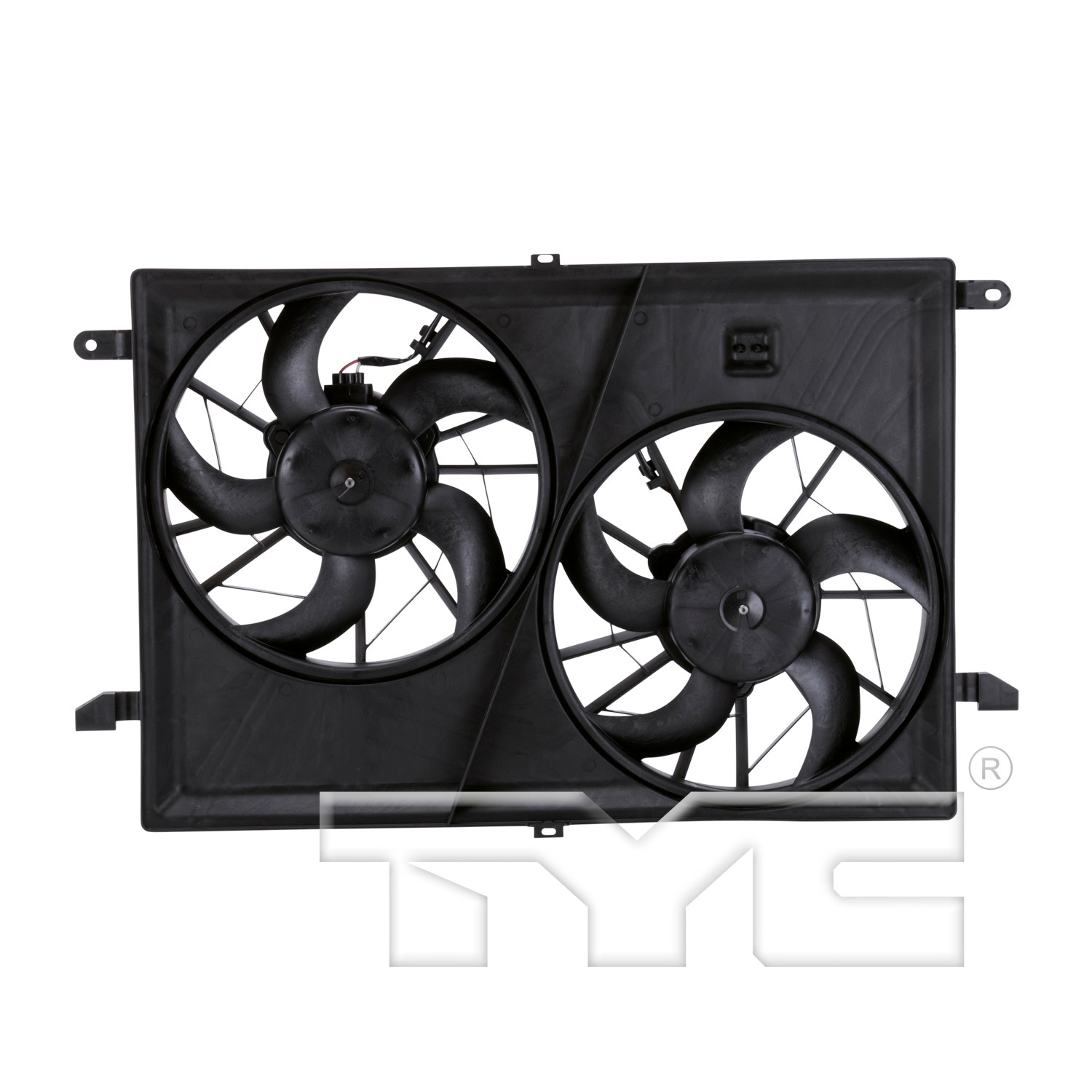 TYC Dual Radiator and Condenser Fan Assembly - Main Image