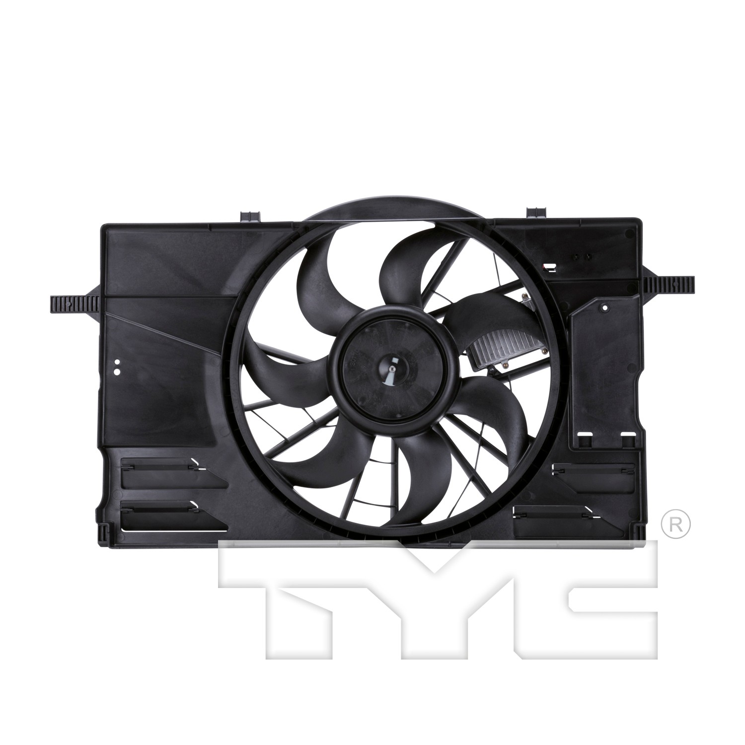 TYC Dual Radiator and Condenser Fan Assembly - Main Image