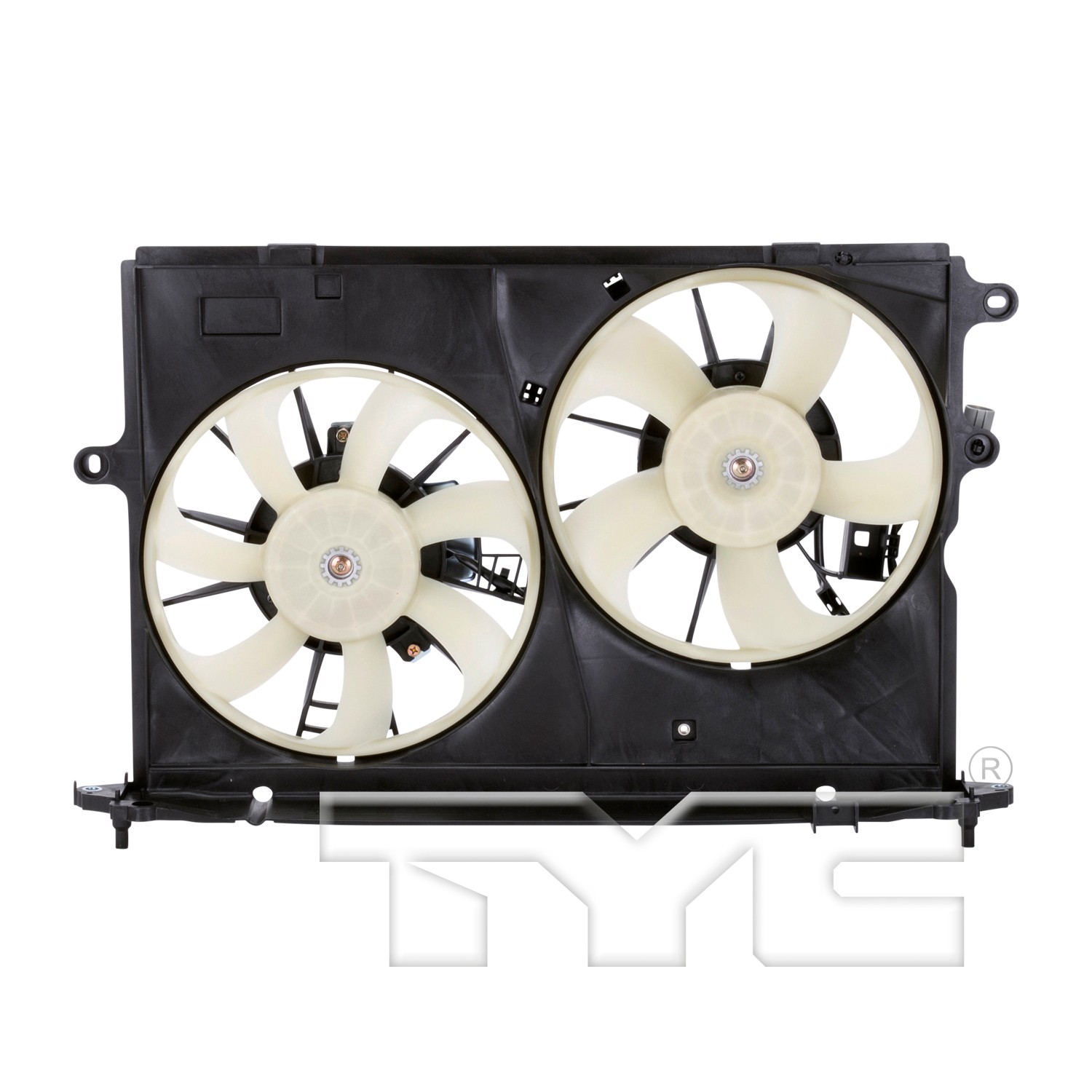 TYC Dual Radiator and Condenser Fan Assembly - Main Image
