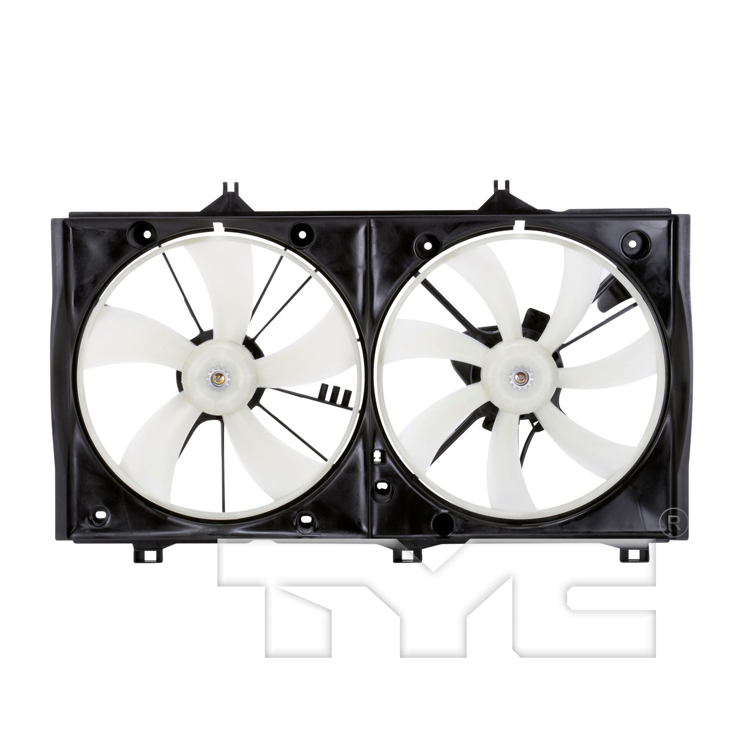 TYC Dual Radiator and Condenser Fan Assembly - Main Image