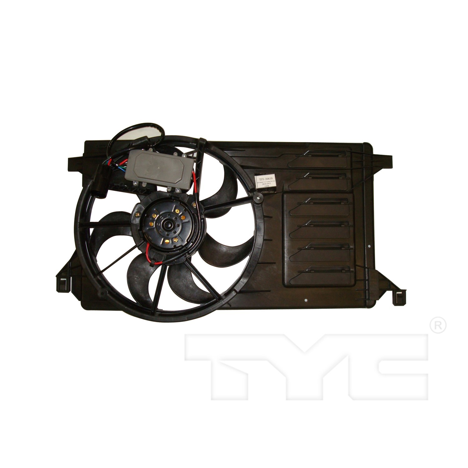 TYC Dual Radiator and Condenser Fan Assembly - Main Image
