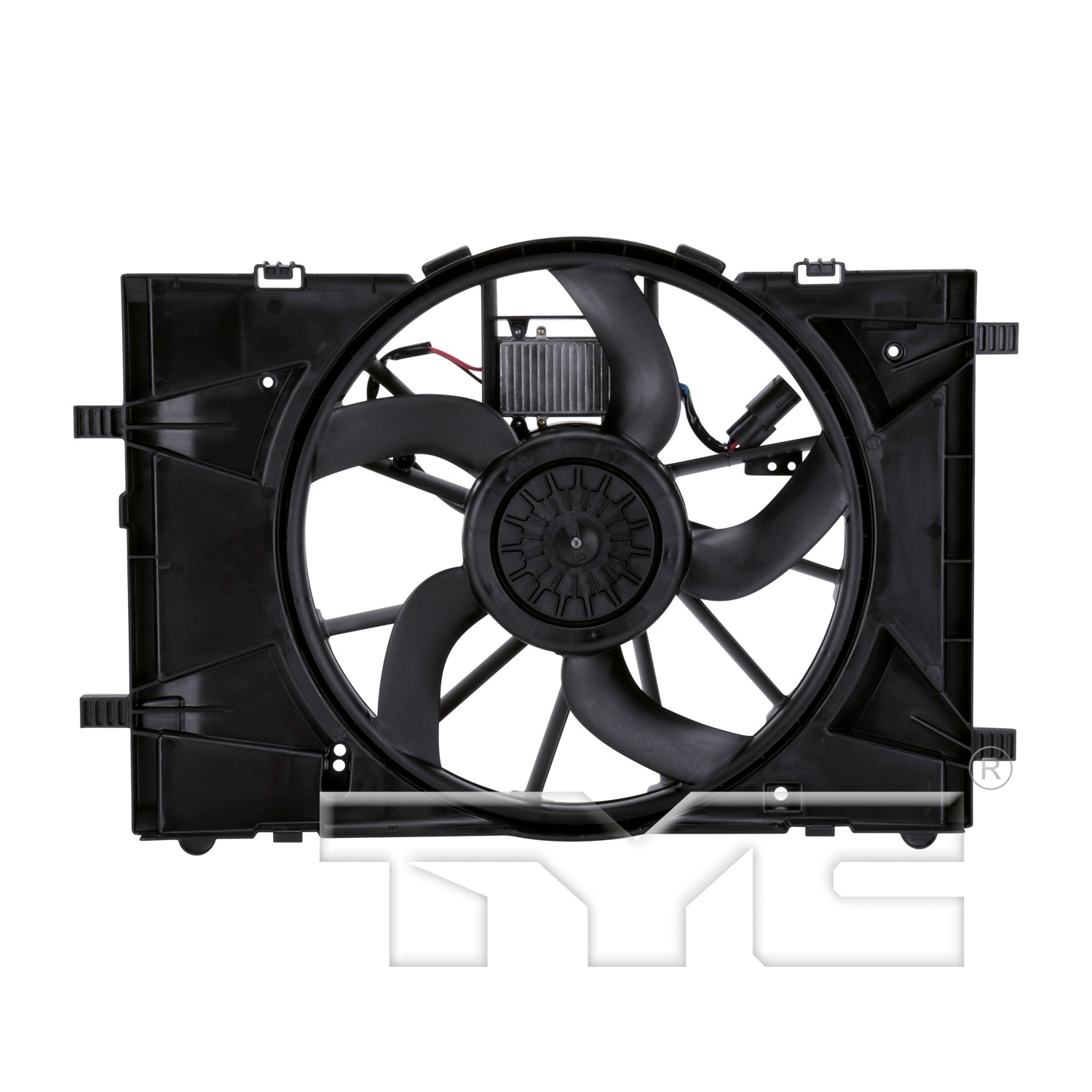 TYC Dual Radiator and Condenser Fan Assembly - Main Image