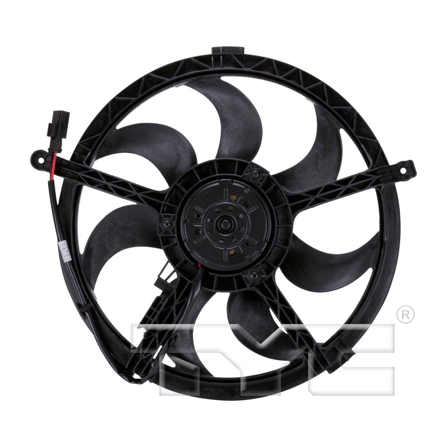TYC Dual Radiator and Condenser Fan Assembly - 2
