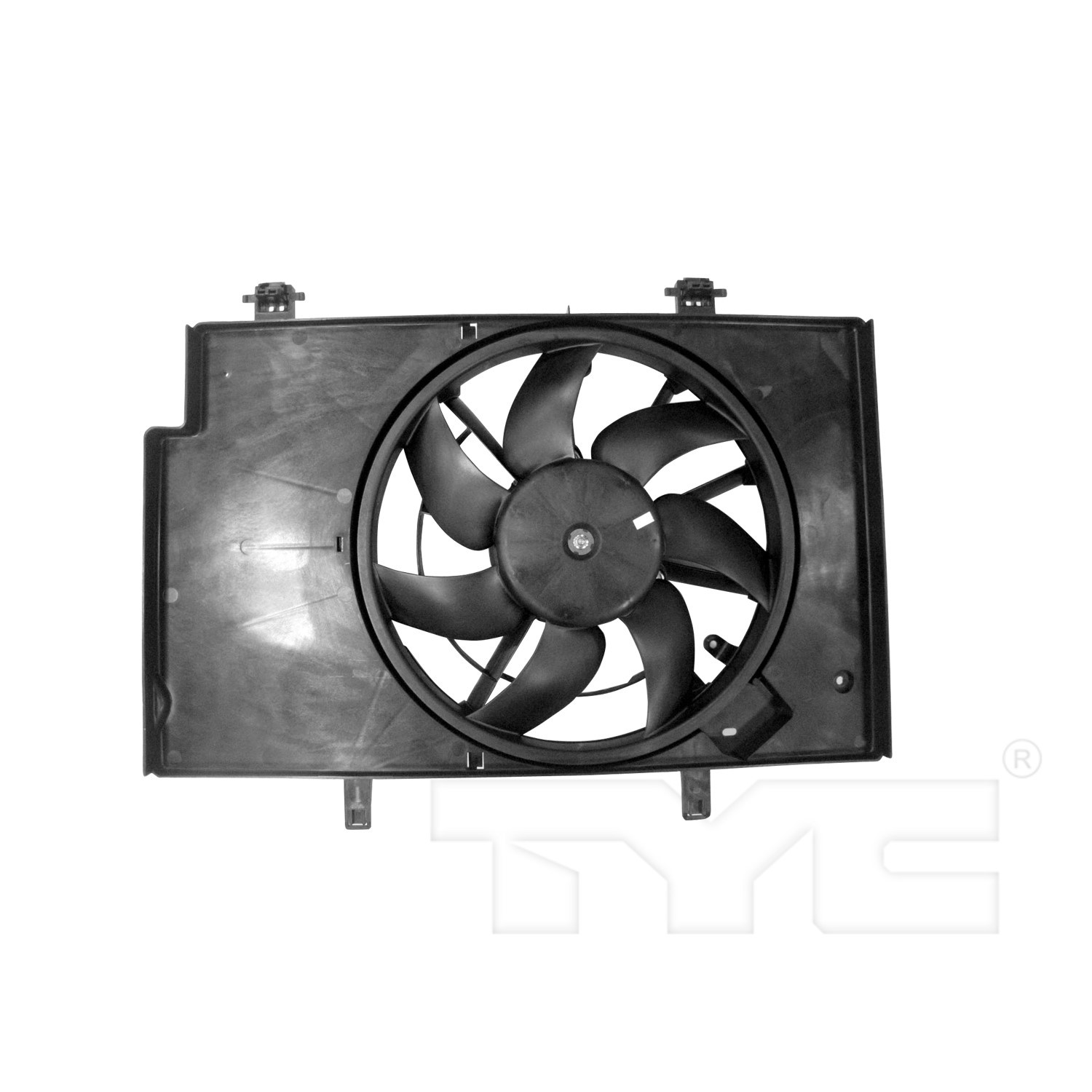 TYC Dual Radiator and Condenser Fan Assembly - Main Image