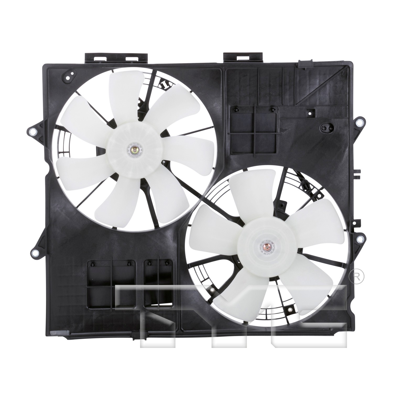 TYC Dual Radiator and Condenser Fan Assembly - Main Image