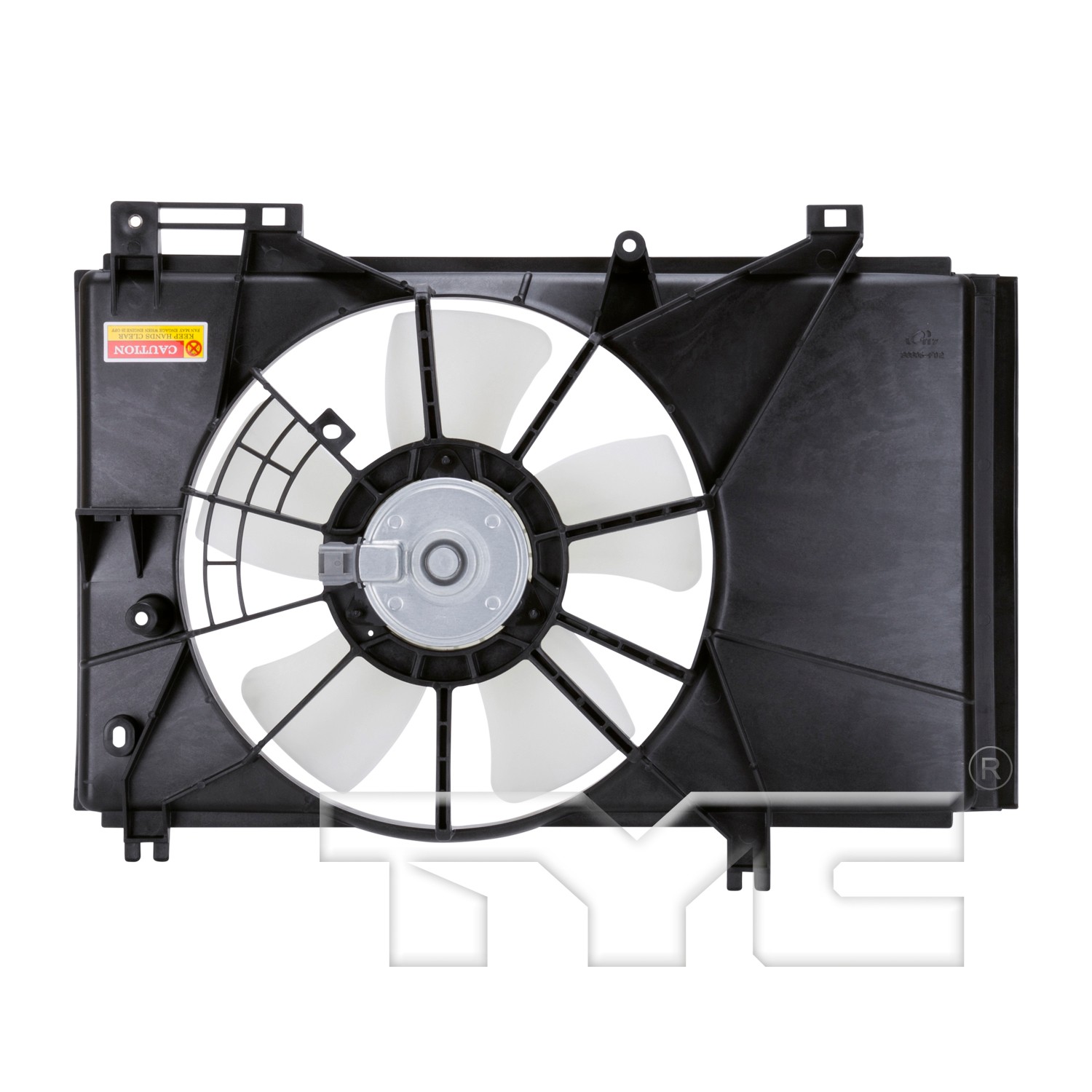 TYC Dual Radiator and Condenser Fan Assembly - 2