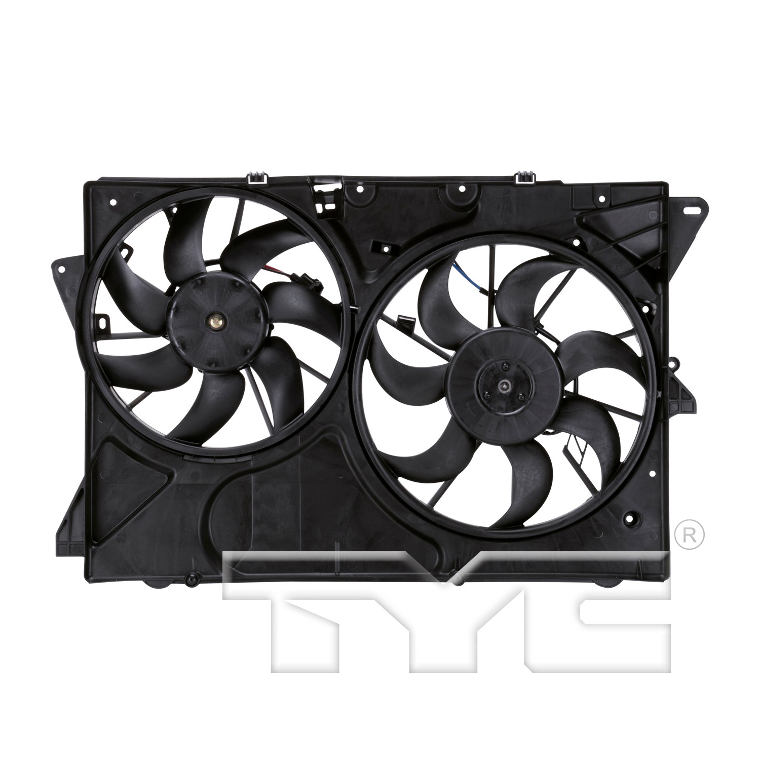 TYC Dual Radiator and Condenser Fan Assembly - Main Image