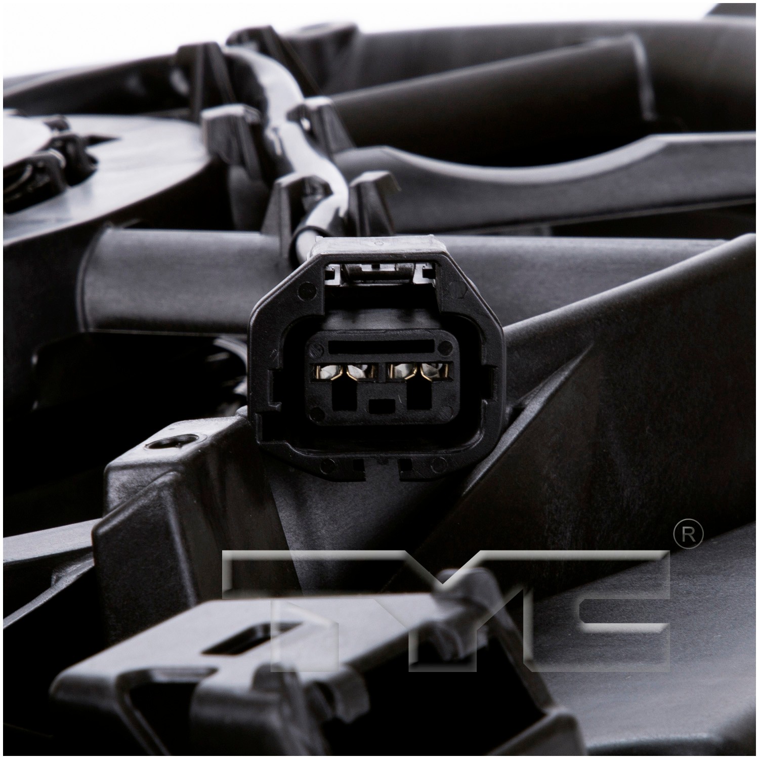 TYC Dual Radiator and Condenser Fan Assembly - 3