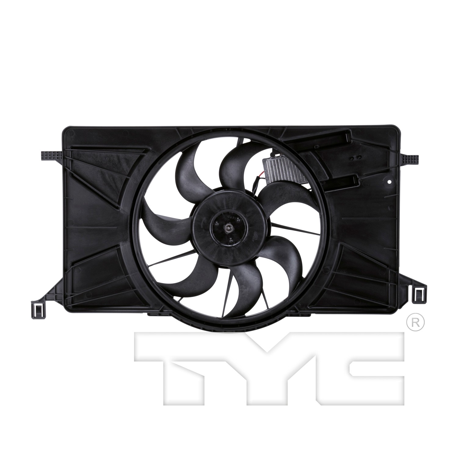 TYC Dual Radiator and Condenser Fan Assembly - Main Image