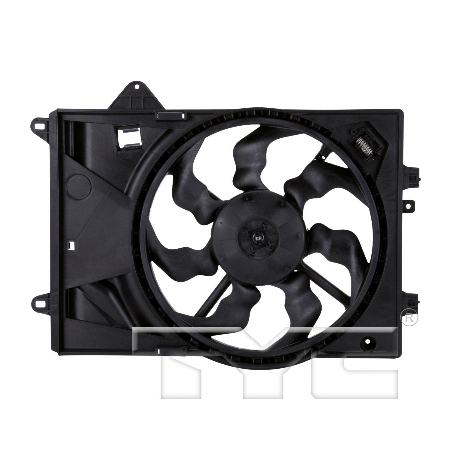 TYC Dual Radiator and Condenser Fan Assembly - Main Image