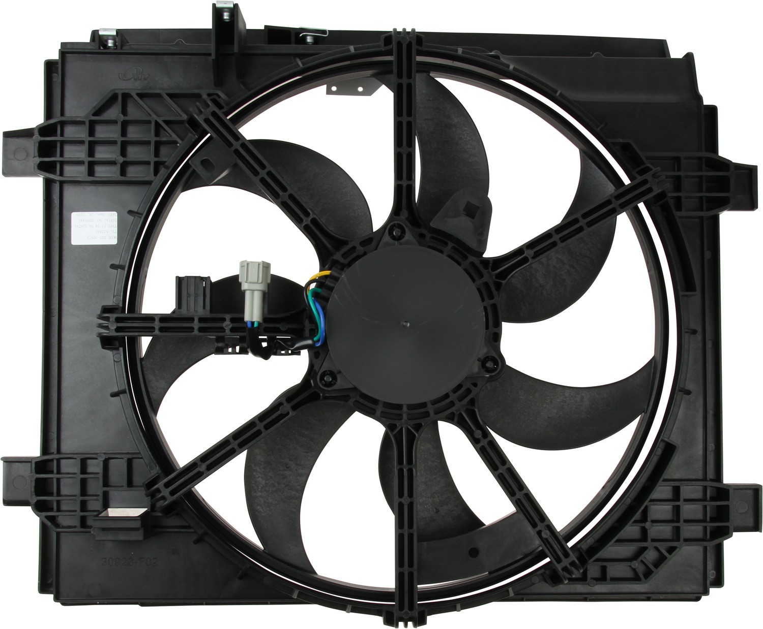 TYC Dual Radiator and Condenser Fan Assembly - 5