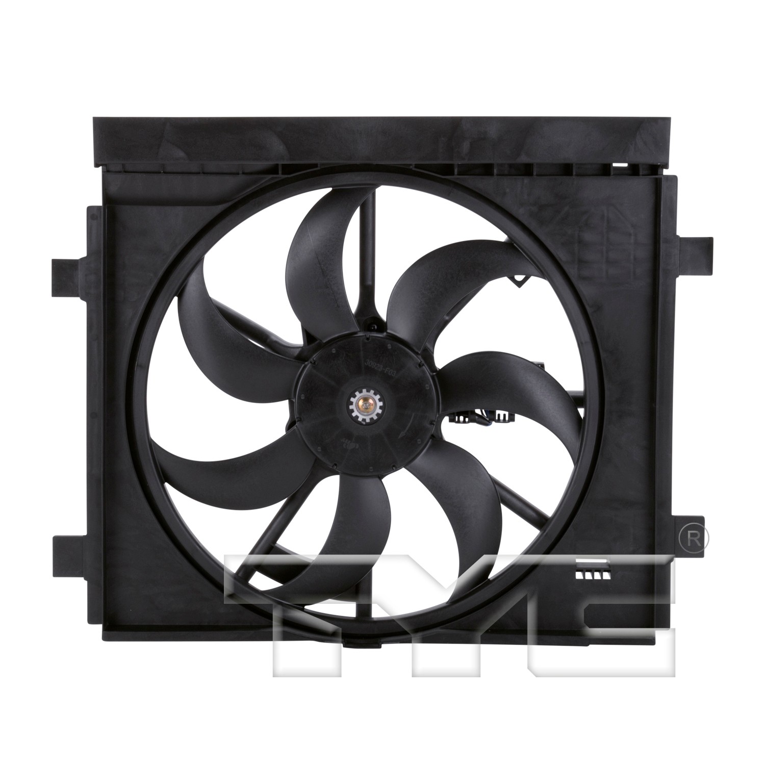 TYC Dual Radiator and Condenser Fan Assembly - Main Image