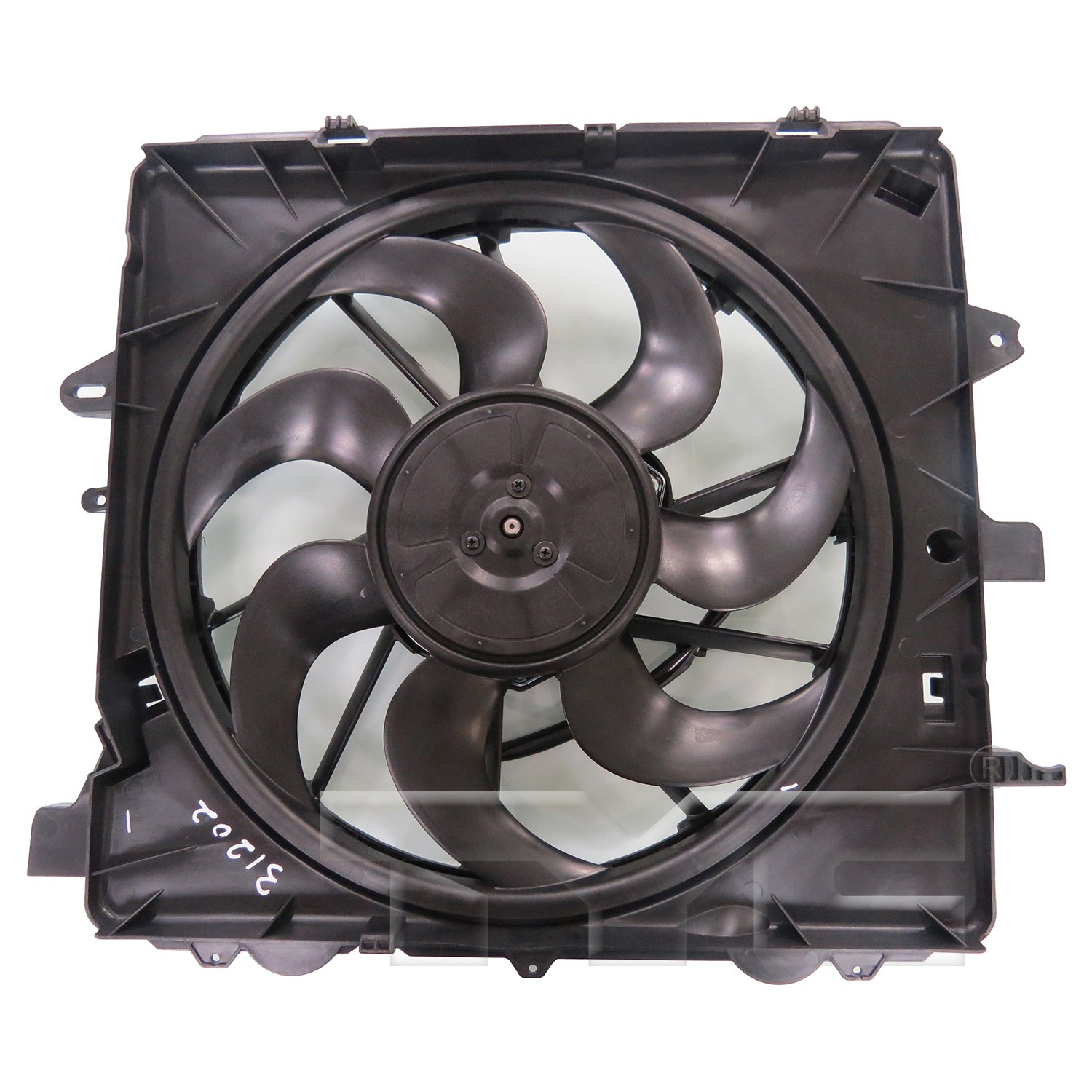 TYC Dual Radiator and Condenser Fan Assembly - Main Image