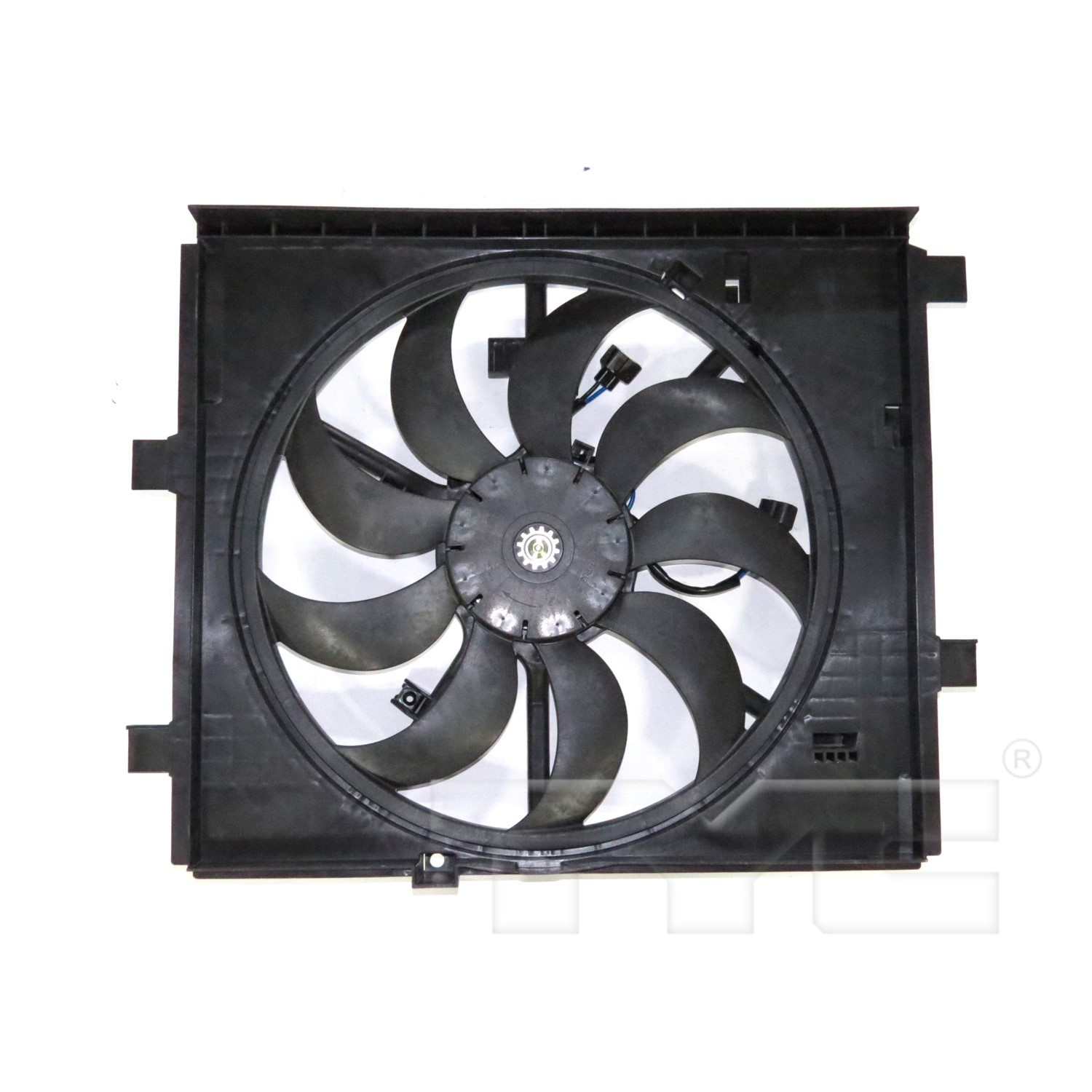 TYC Dual Radiator and Condenser Fan Assembly - Main Image