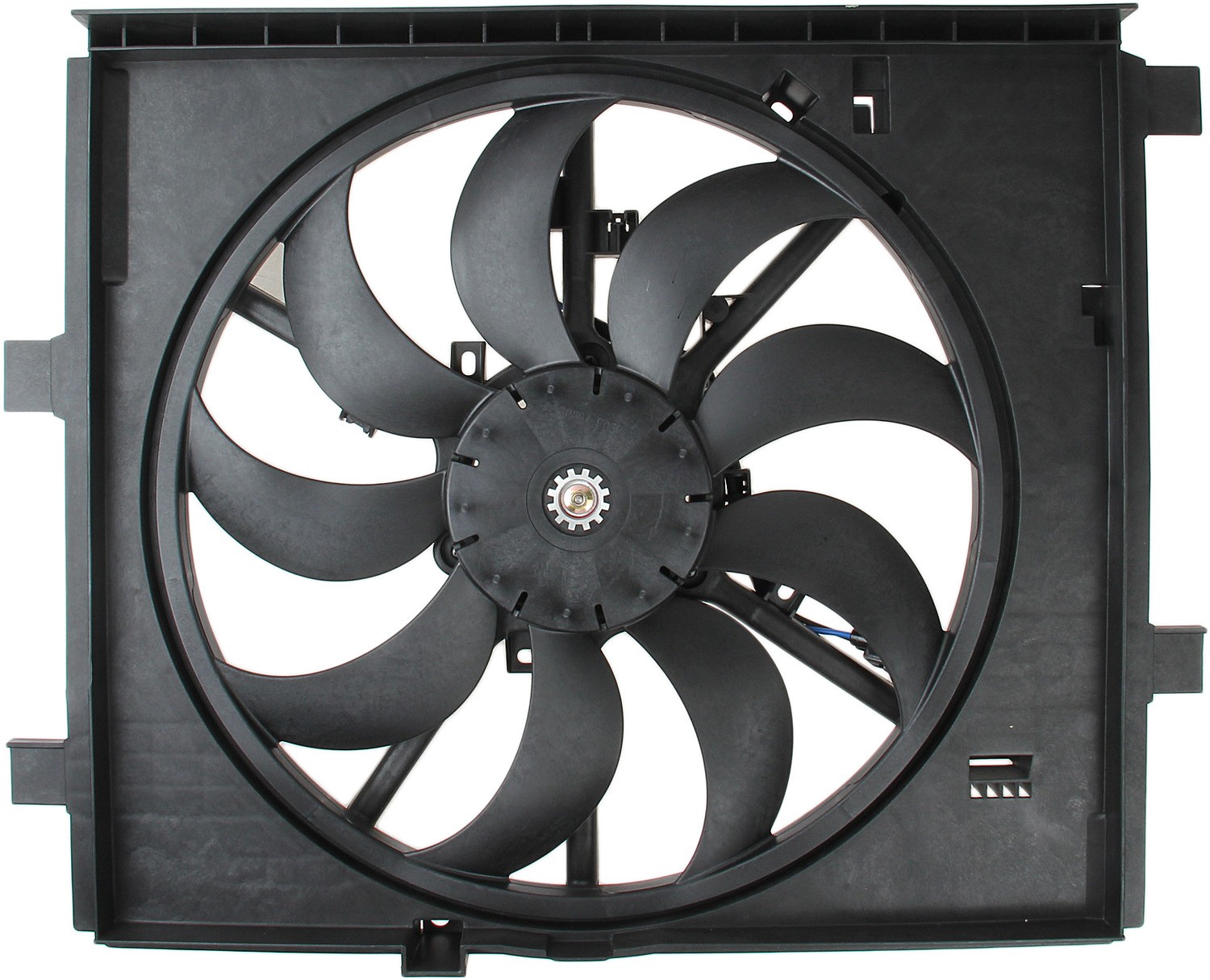 TYC Dual Radiator and Condenser Fan Assembly - 4